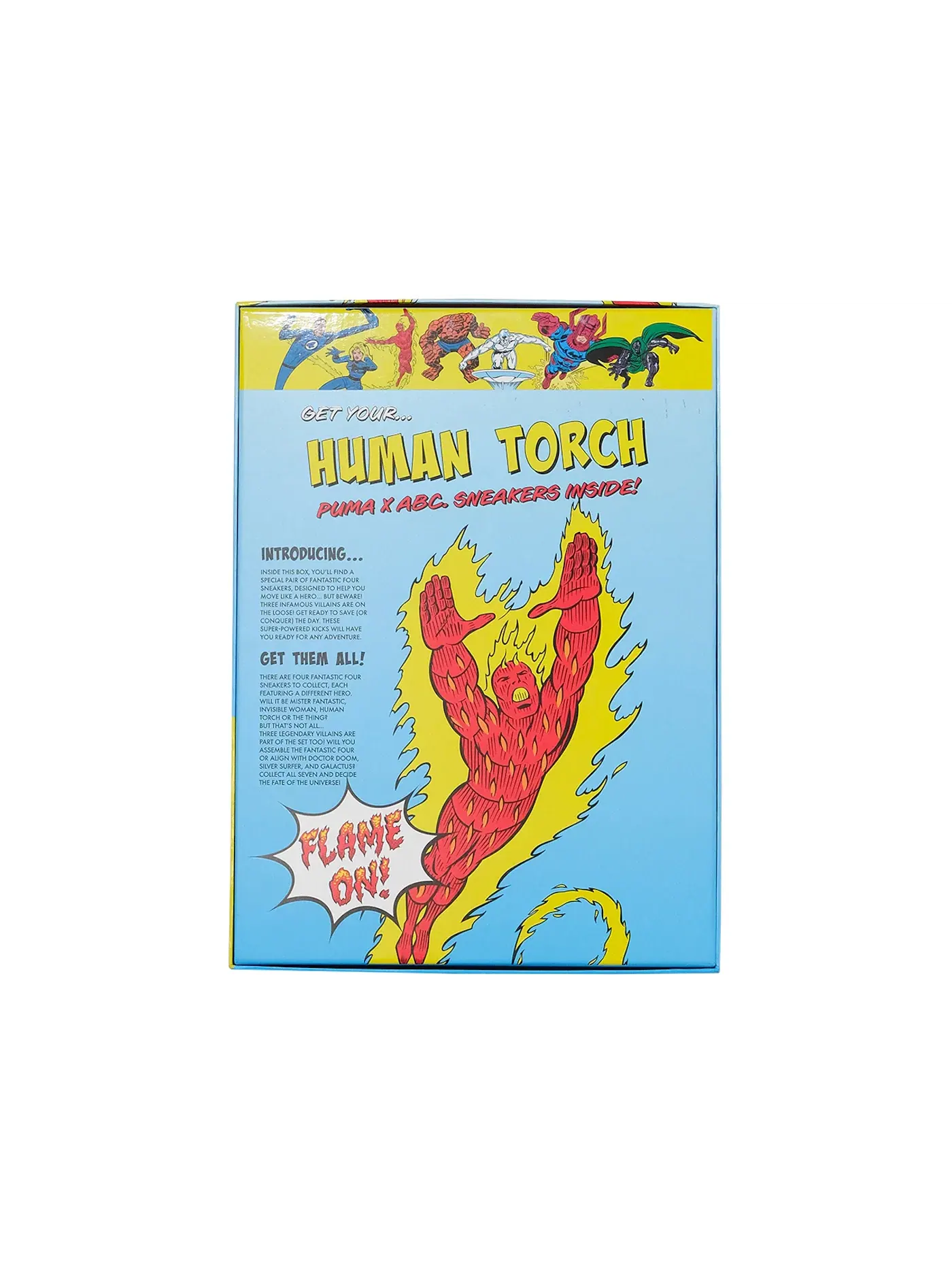 Мужские кроссовки Lifestyle Puma Abc. x Fantastic Four Mystery Sneaker The Human Torch — изображение 2 из 4, мульти