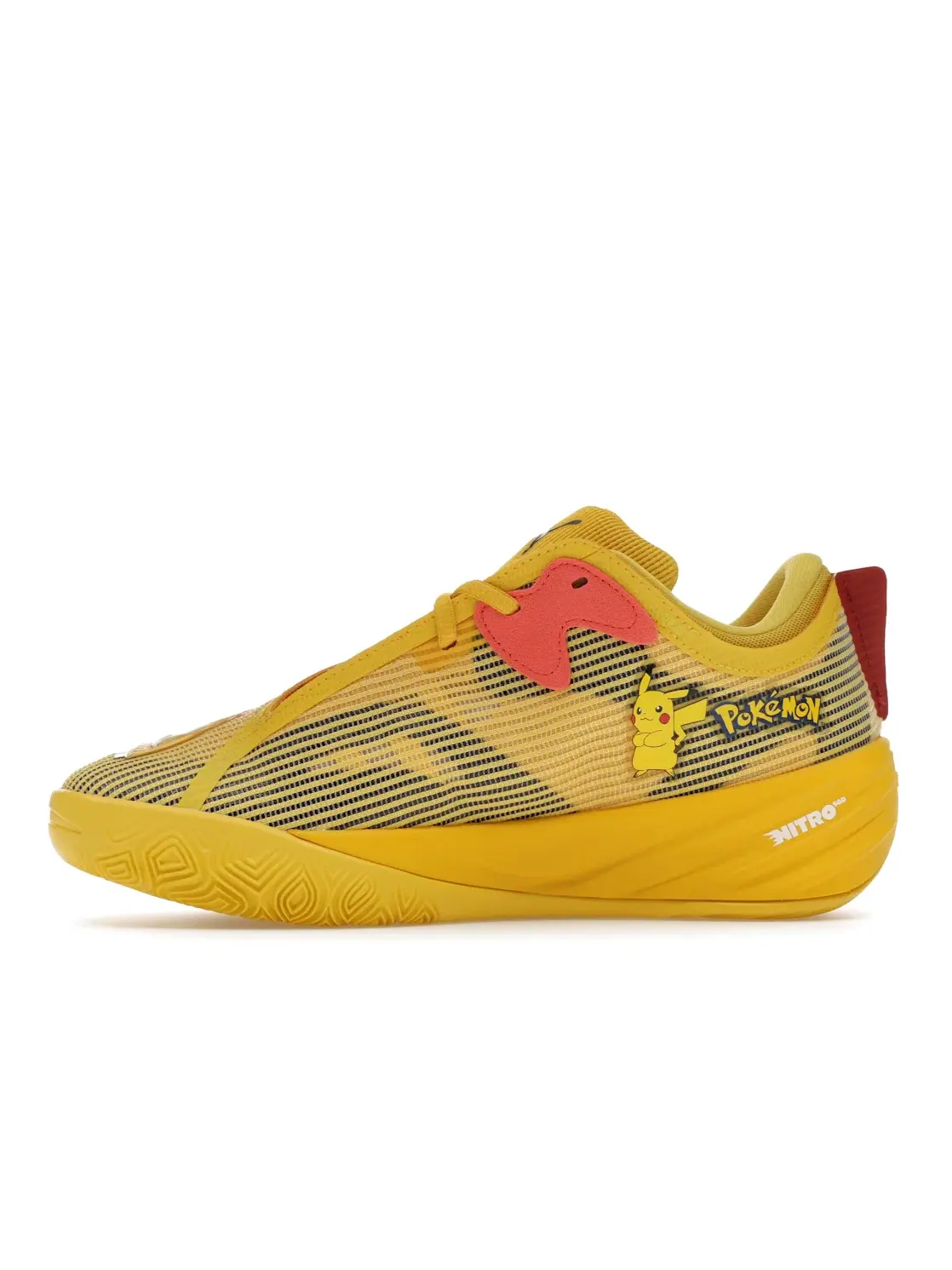 Мужские кроссовки для баскетбола Puma All-Pro Nitro 2 — изображение 3 из 4, желтый/красный/черный