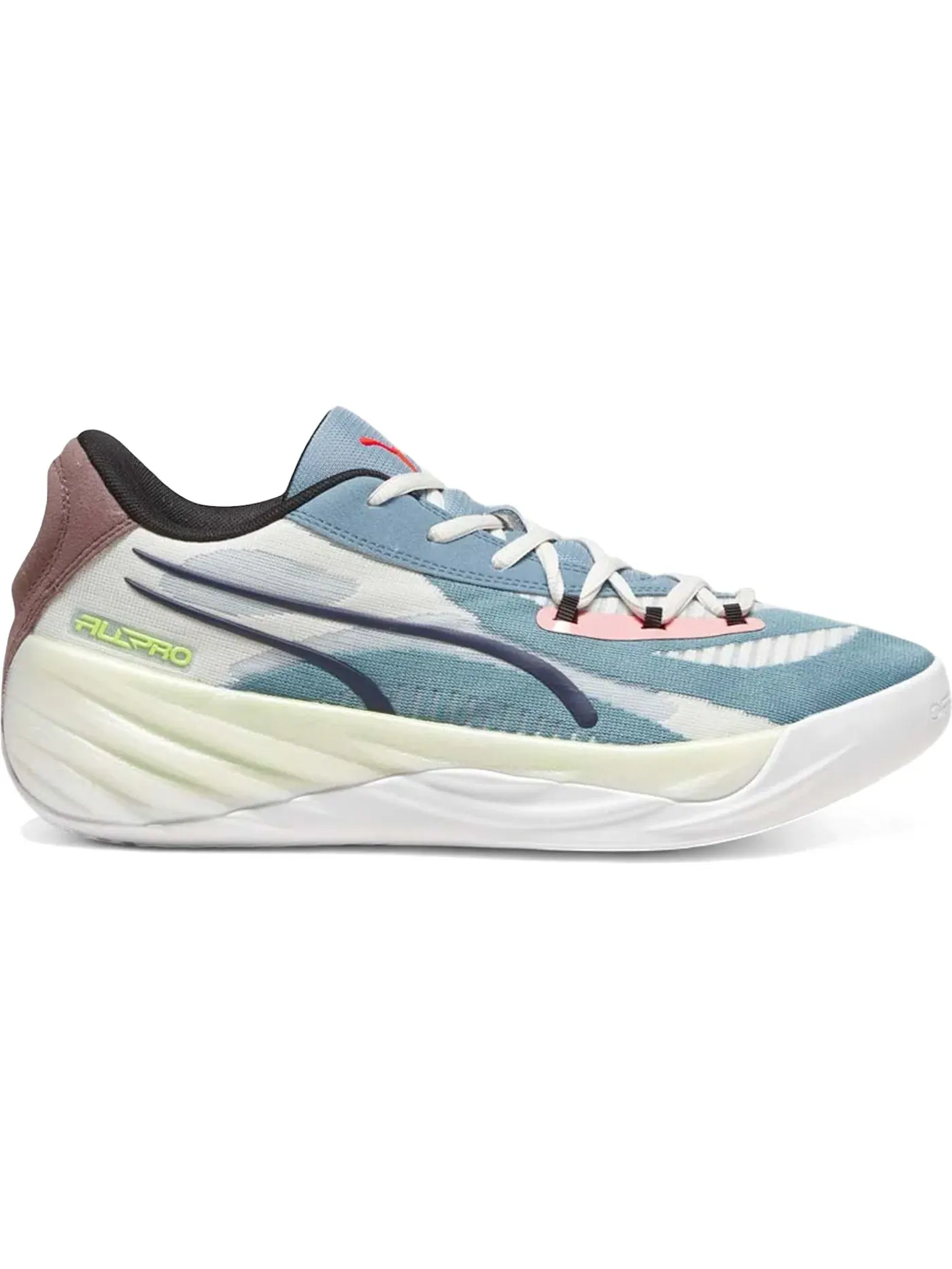 Мужские кроссовки для баскетбола Puma All-Pro Nitro — изображение 1 из 1, синий/темный/зеленый