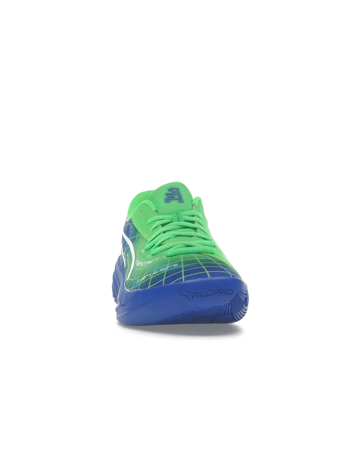 Мужские кроссовки для баскетбола Puma All-Pro Nitro — изображение 2 из 4, зеленый