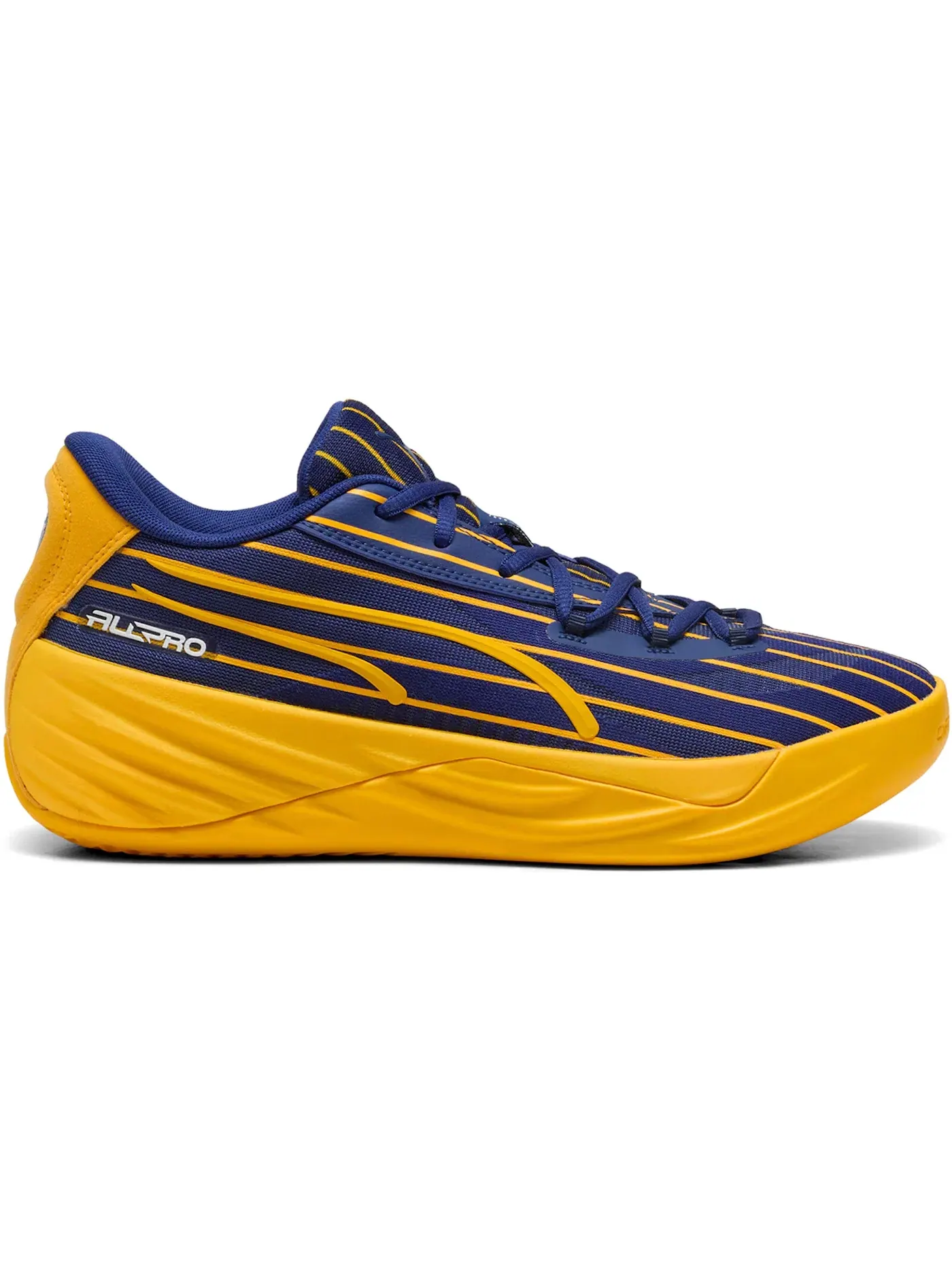 Мужские баскетбольные кроссовки Puma All-Pro Nitro — изображение 1 из 1, темно-синий/золотистый