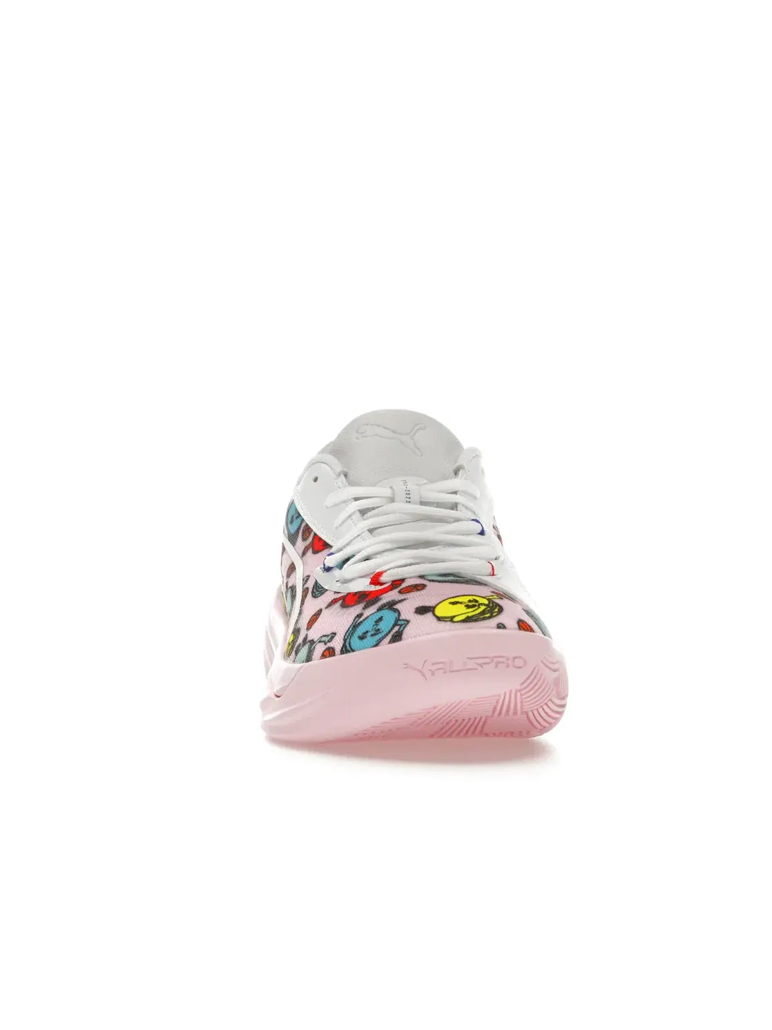 Мужские кроссовки для баскетбола Puma All-Pro Nitro — изображение 2 из 4, розовый/белый/мульти