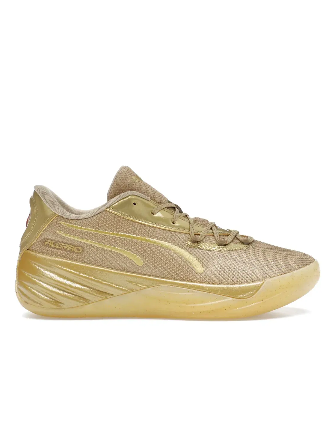 Мужские кроссовки для баскетбола Puma All-Pro Nitro Puma Gold/For All Time Red — изображение 1 из 4