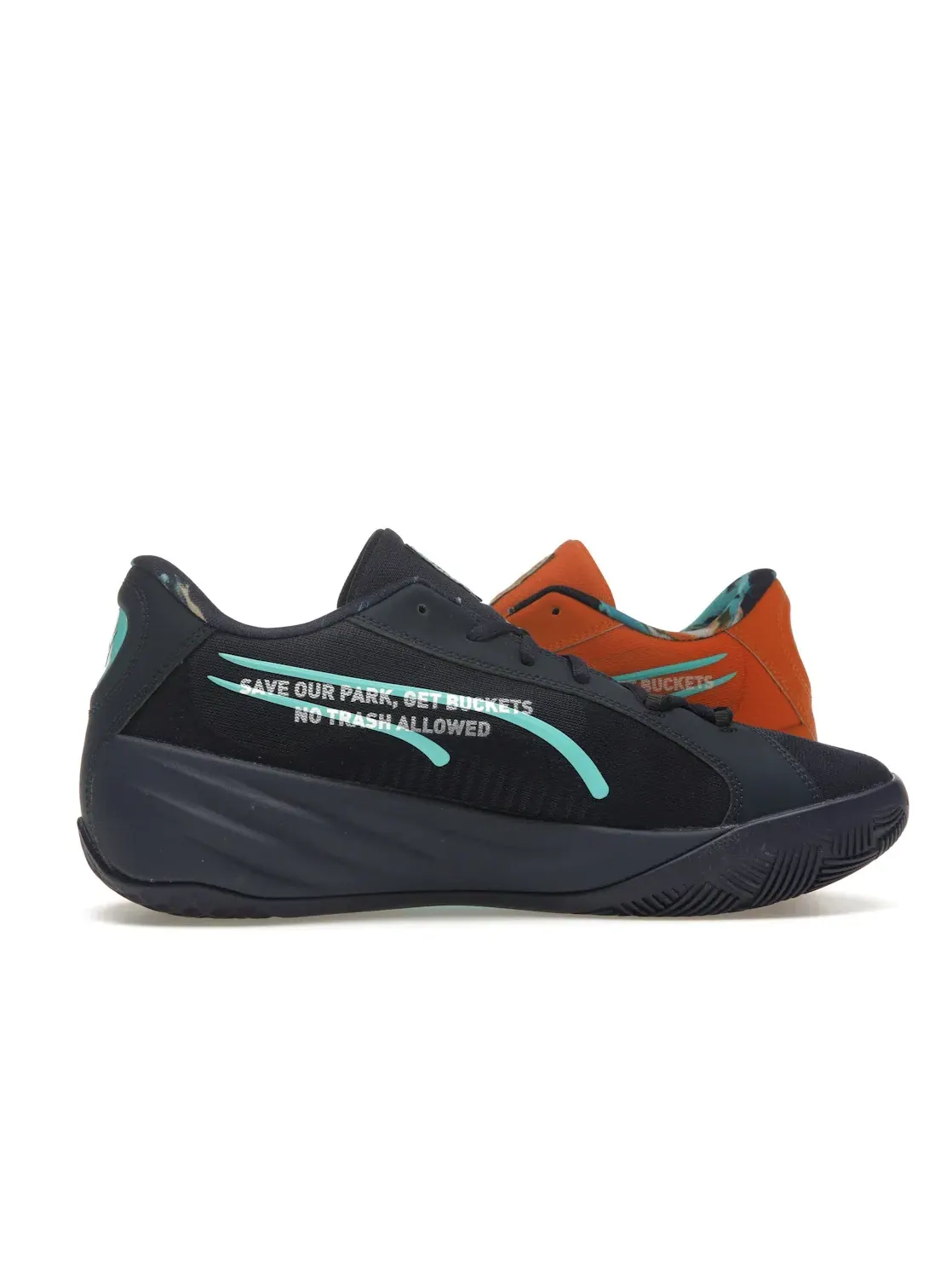 Мужские кроссовки для баскетбола Puma All-Pro Nitro Puma Navy/Maple Syrup — изображение 3 из 4