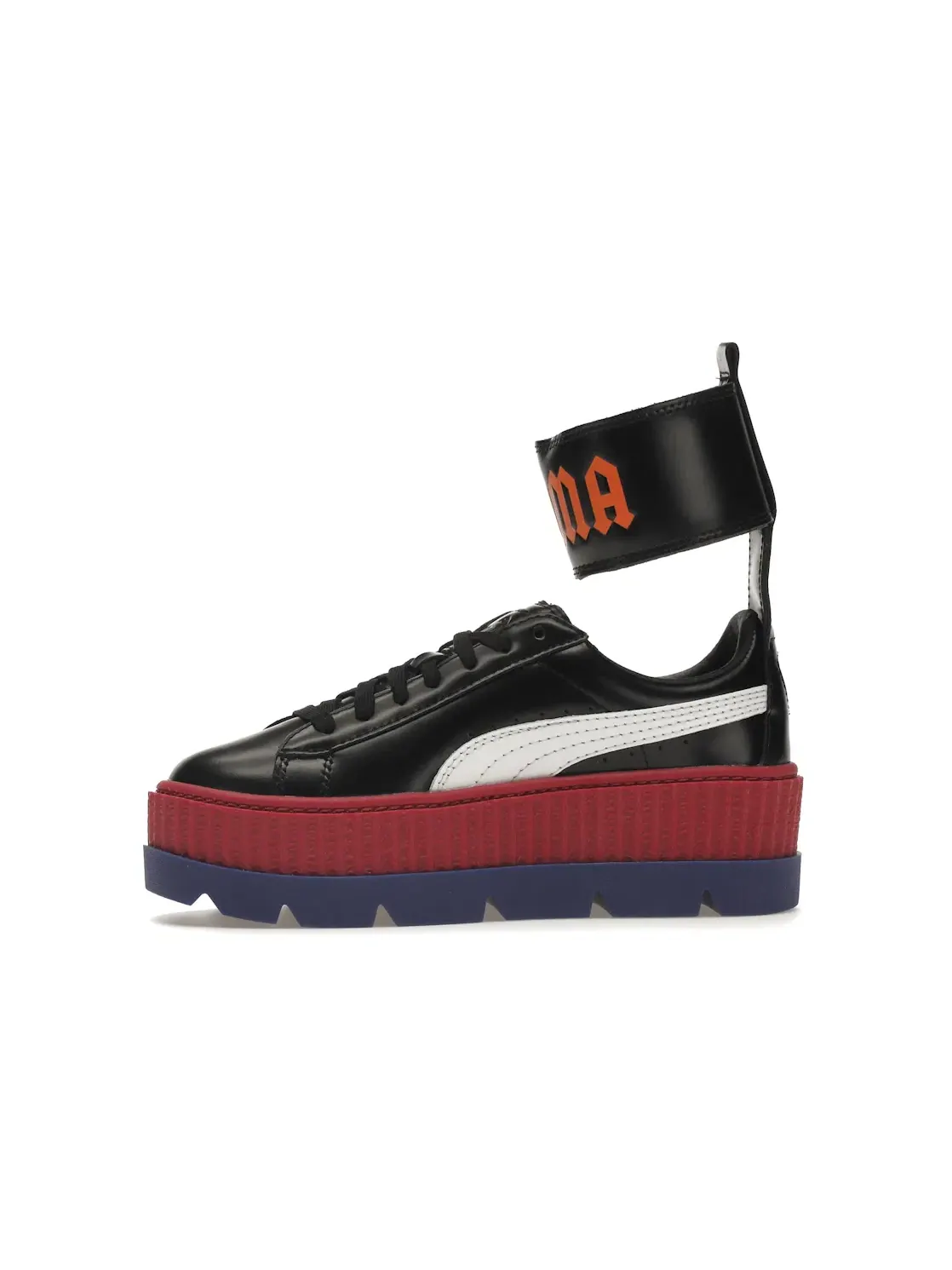 Женские кроссовки с ремешком на щиколотке Puma Ankle Strap Puma Puma Black / Puma White-Redbud-Clematis — изображение 3 из 4