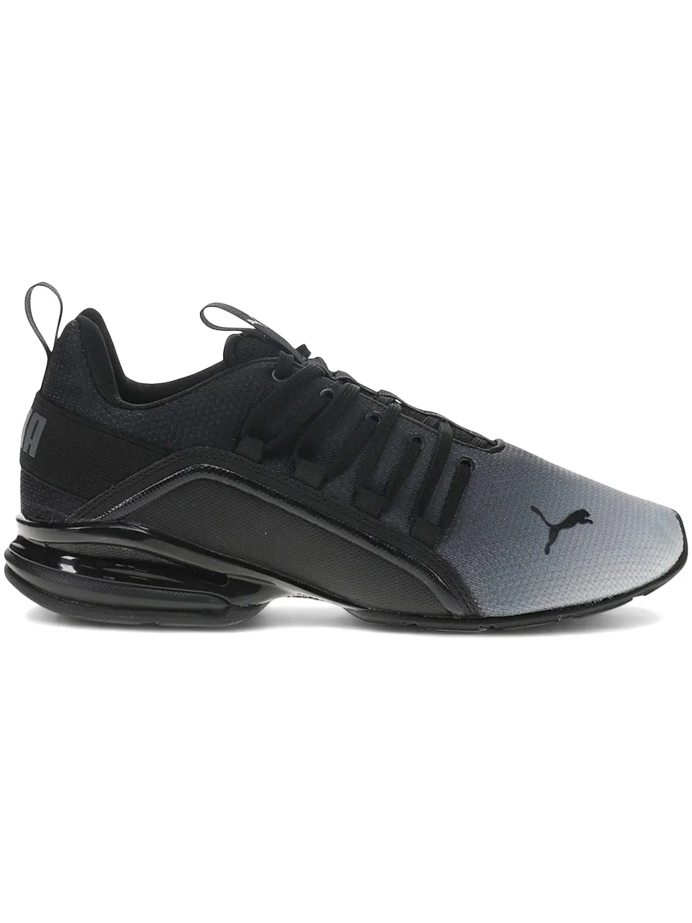 Мужские кроссовки с амортизацией Puma Axelion Fade 2 — изображение 1 из 1, серый/черный