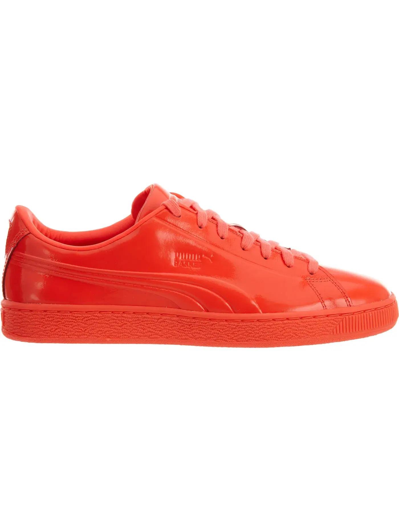 Мужские кроссовки кожаные Puma Basket Classic Patent Emboss Puma — изображение 1 из 1, красный