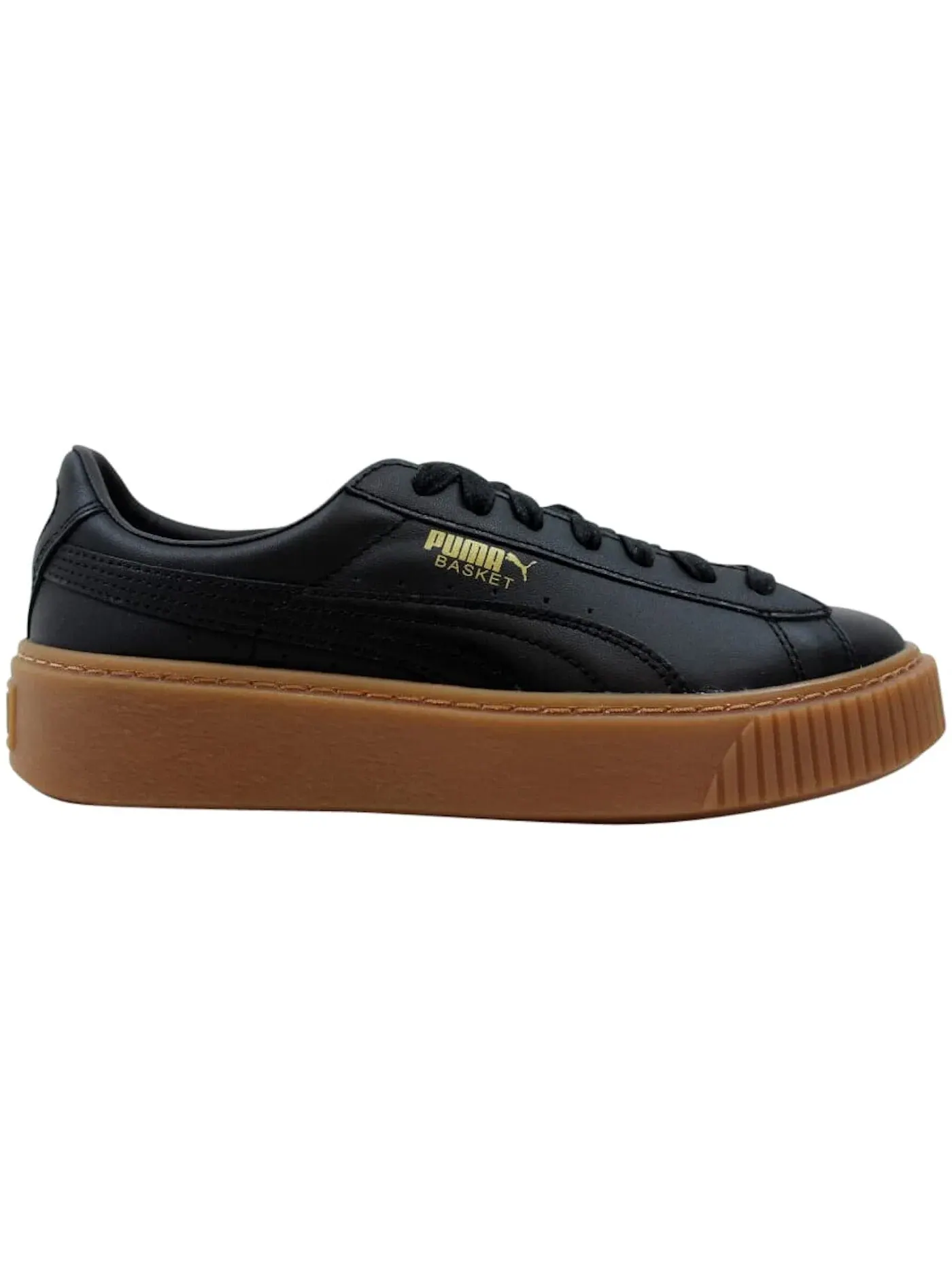 Женские кроссовки Puma Basket Platform Core Puma Black — изображение 1 из 1