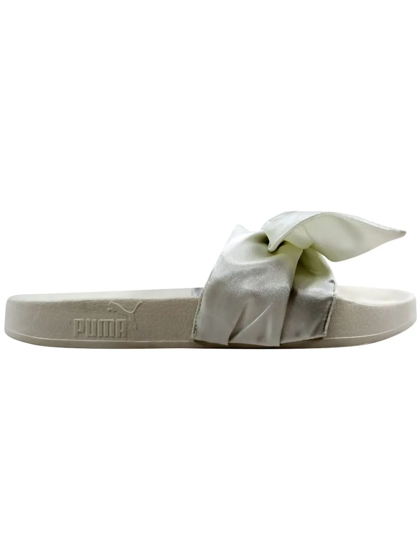 Женские шлепанцы с бантом Puma Bow Slide Puma — изображение 1 из 1, серебристый