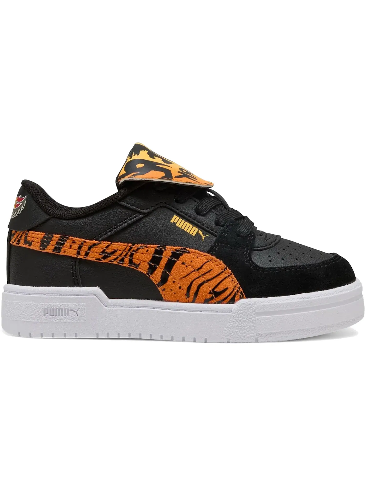 Детские кроссовки с принтом Puma CA Pro Hot Wheels Monster Trucks Puma Puma Black/Orange Glo — изображение 1 из 1