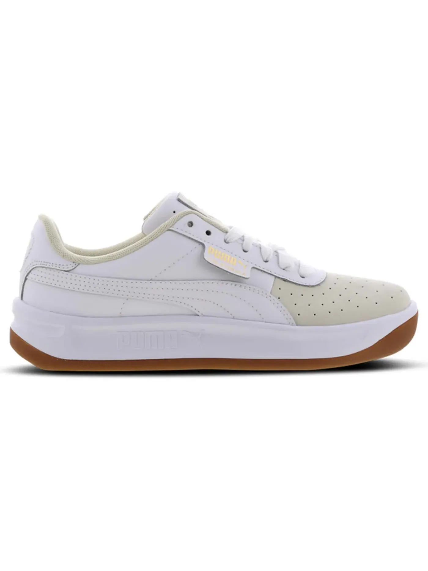 Женские кроссовки с ремешками Puma California Exotic Puma — изображение 1 из 1, белый/белый/золотистый