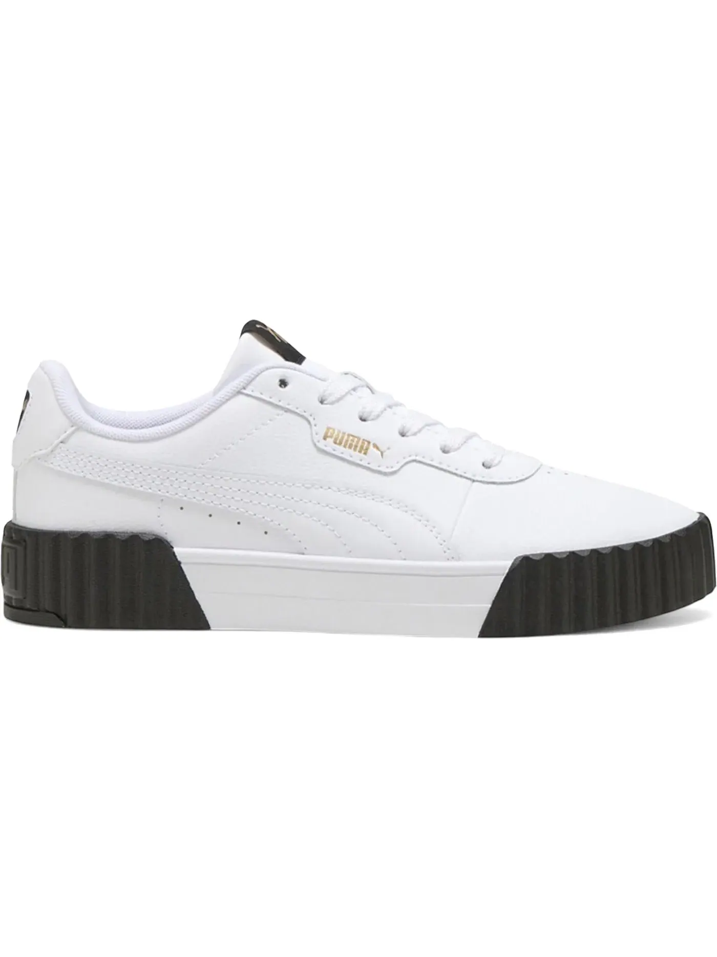 Женские кроссовки Puma Carina 3.0 Puma White/Puma Gold/Puma Black — изображение 1 из 1