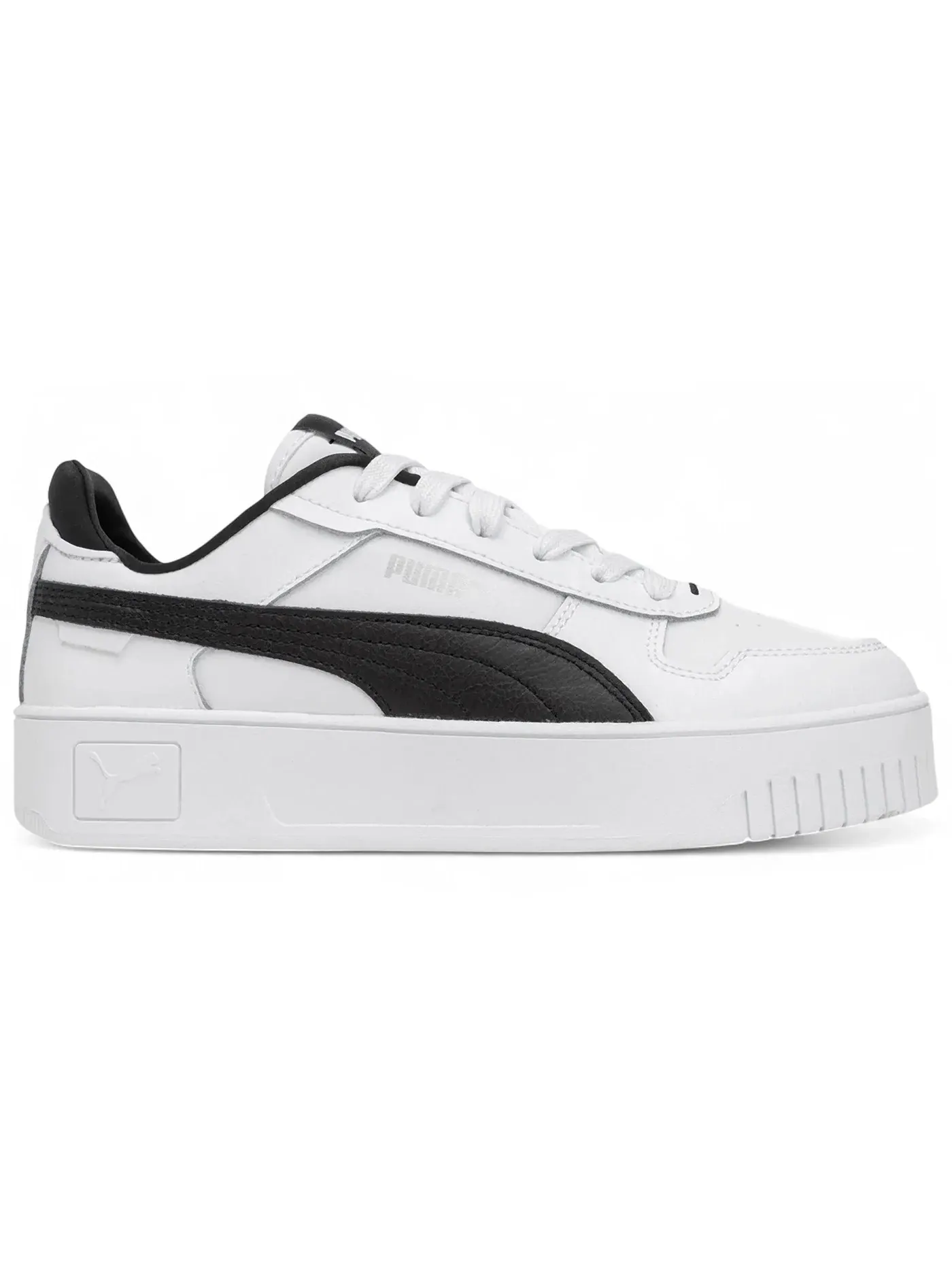 Женские кроссовки для повседневной носки Puma Carina Street — изображение 1 из 1, черный/серебристый