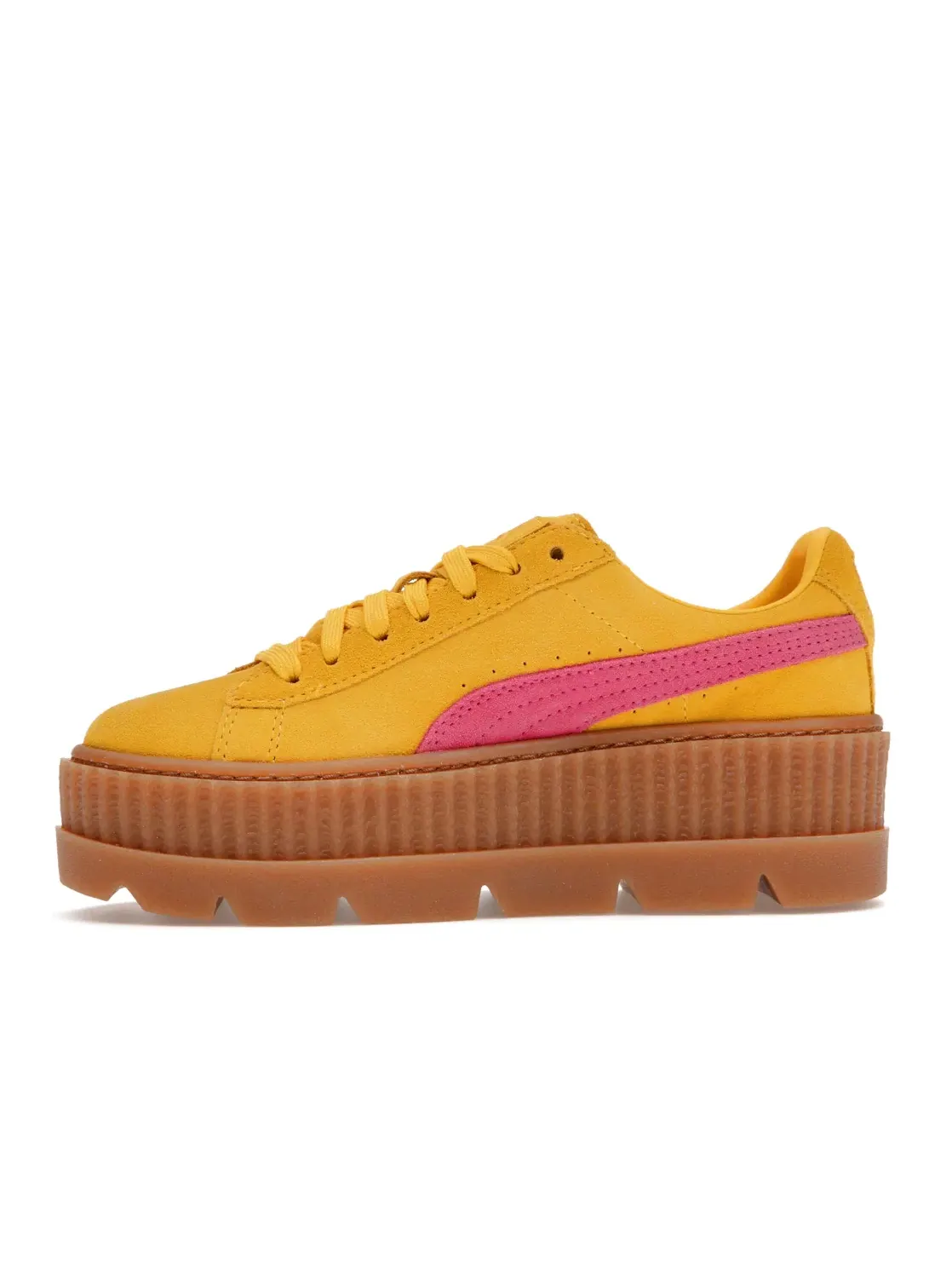 Женские кроссовки на платформе Puma Cleated Creeper Puma — изображение 3 из 4, розовый