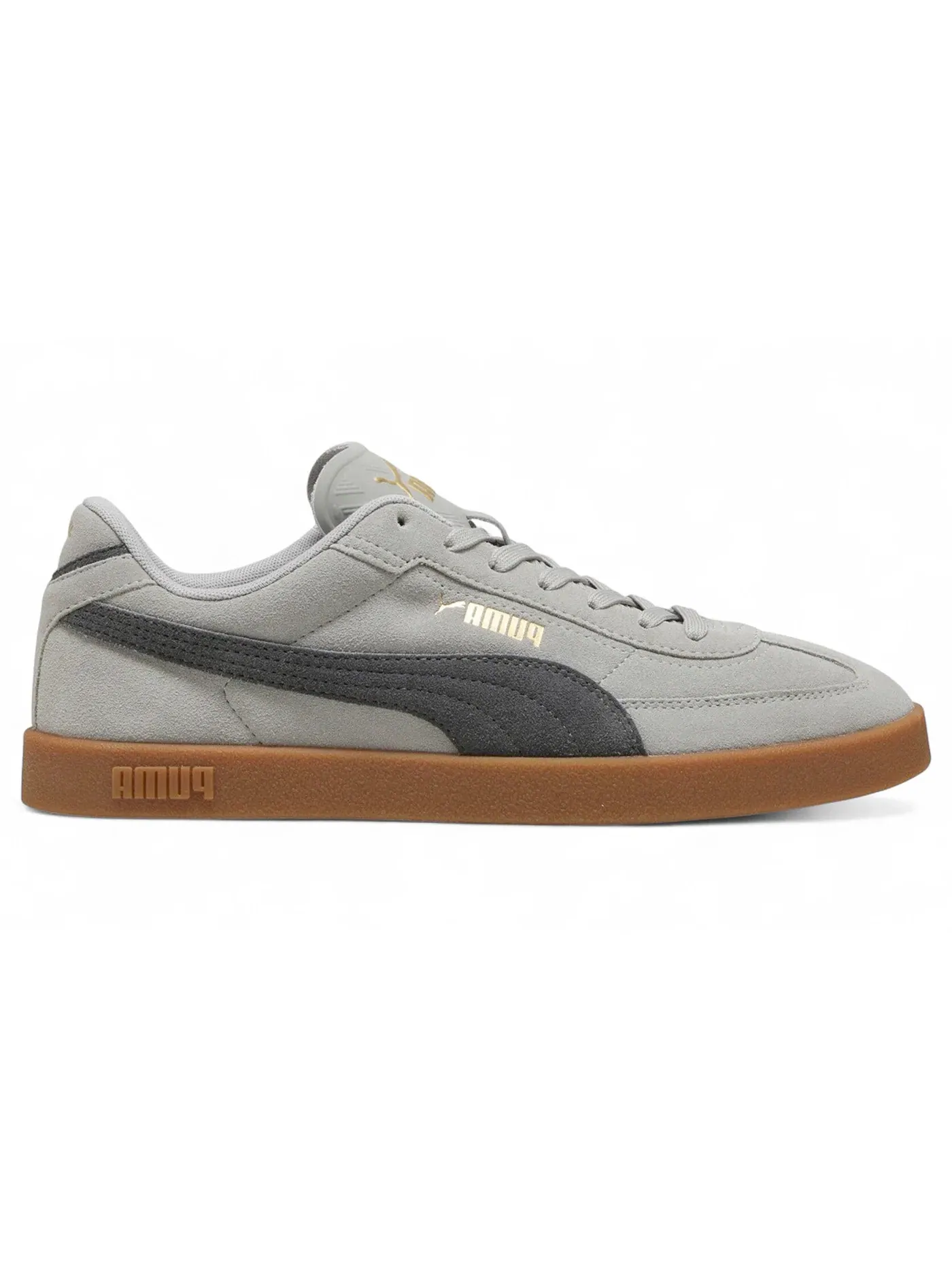 Мужские кроссовки для повседневной носки Puma Club II Era Suede Puma — изображение 1 из 1, серый/серый