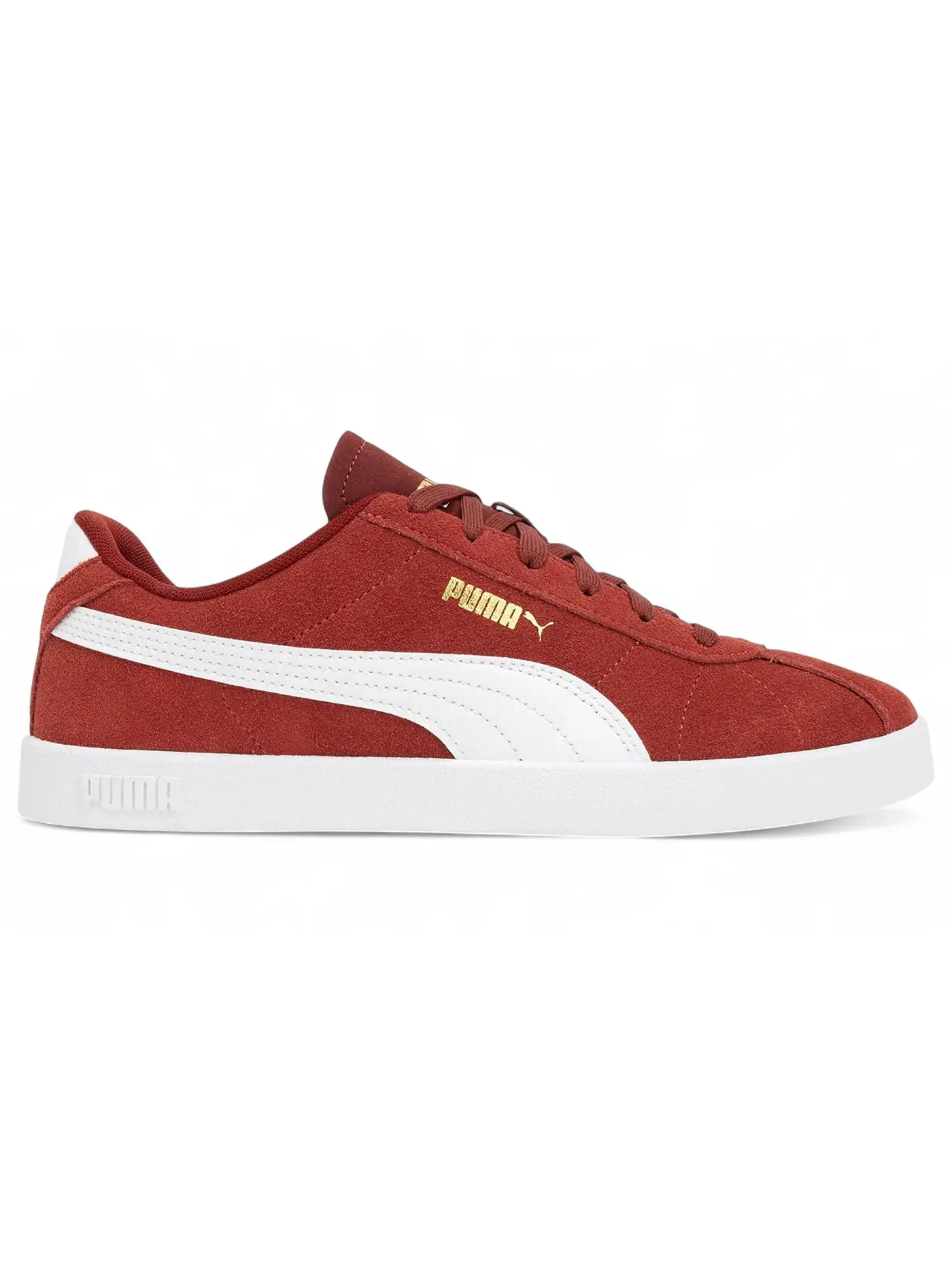 Мужские кроссовки для бега Puma Club II Puma — изображение 1 из 1, красный/белый/золотистый