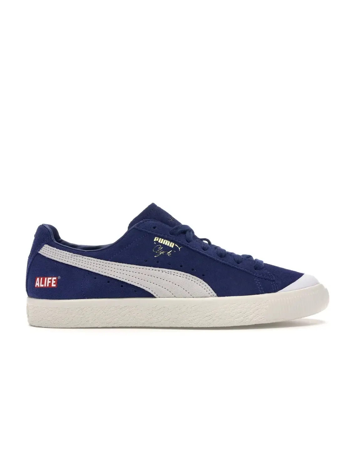 Мужские кроссовки Lifestyle Puma Clyde Puma — изображение 1 из 4, синий/белый