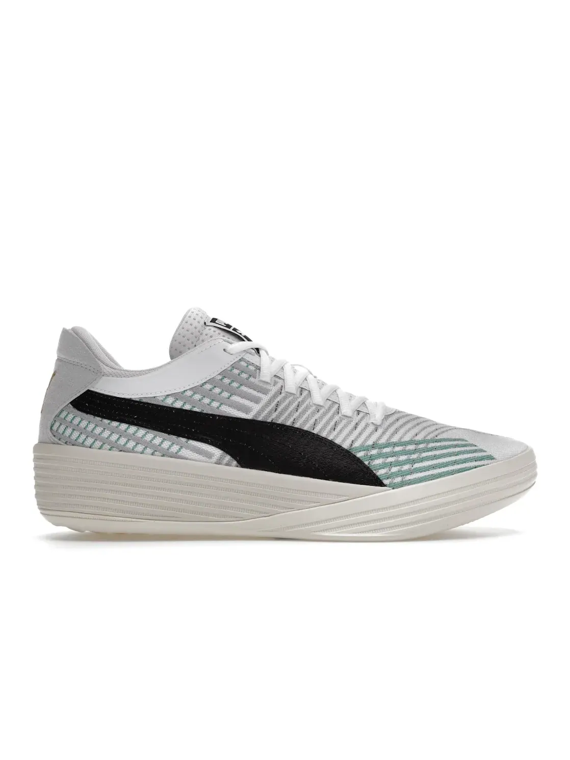 Мужские кроссовки Lifestyle Puma Clyde All-Pro Puma — изображение 1 из 4, белый/зеленый