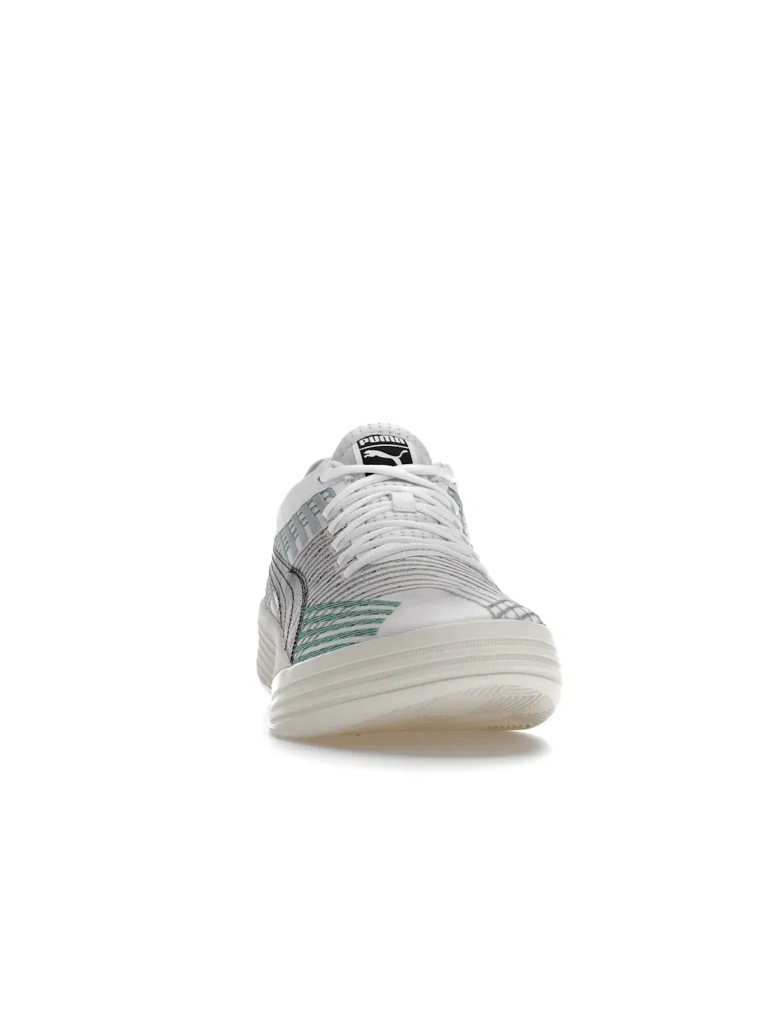 Мужские кроссовки Lifestyle Puma Clyde All-Pro Puma — изображение 2 из 4, белый/зеленый