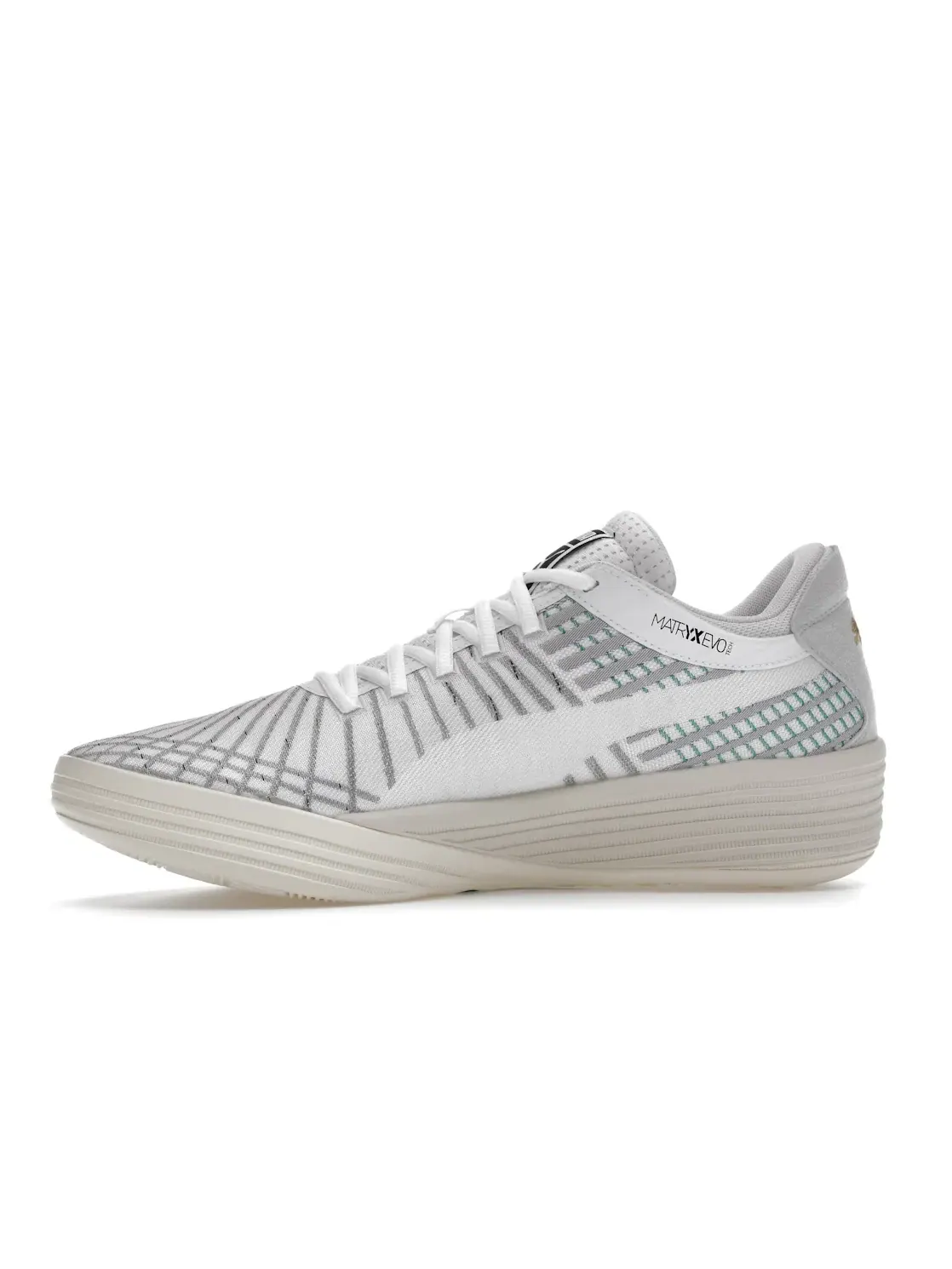 Мужские кроссовки Lifestyle Puma Clyde All-Pro Puma — изображение 3 из 4, белый/зеленый