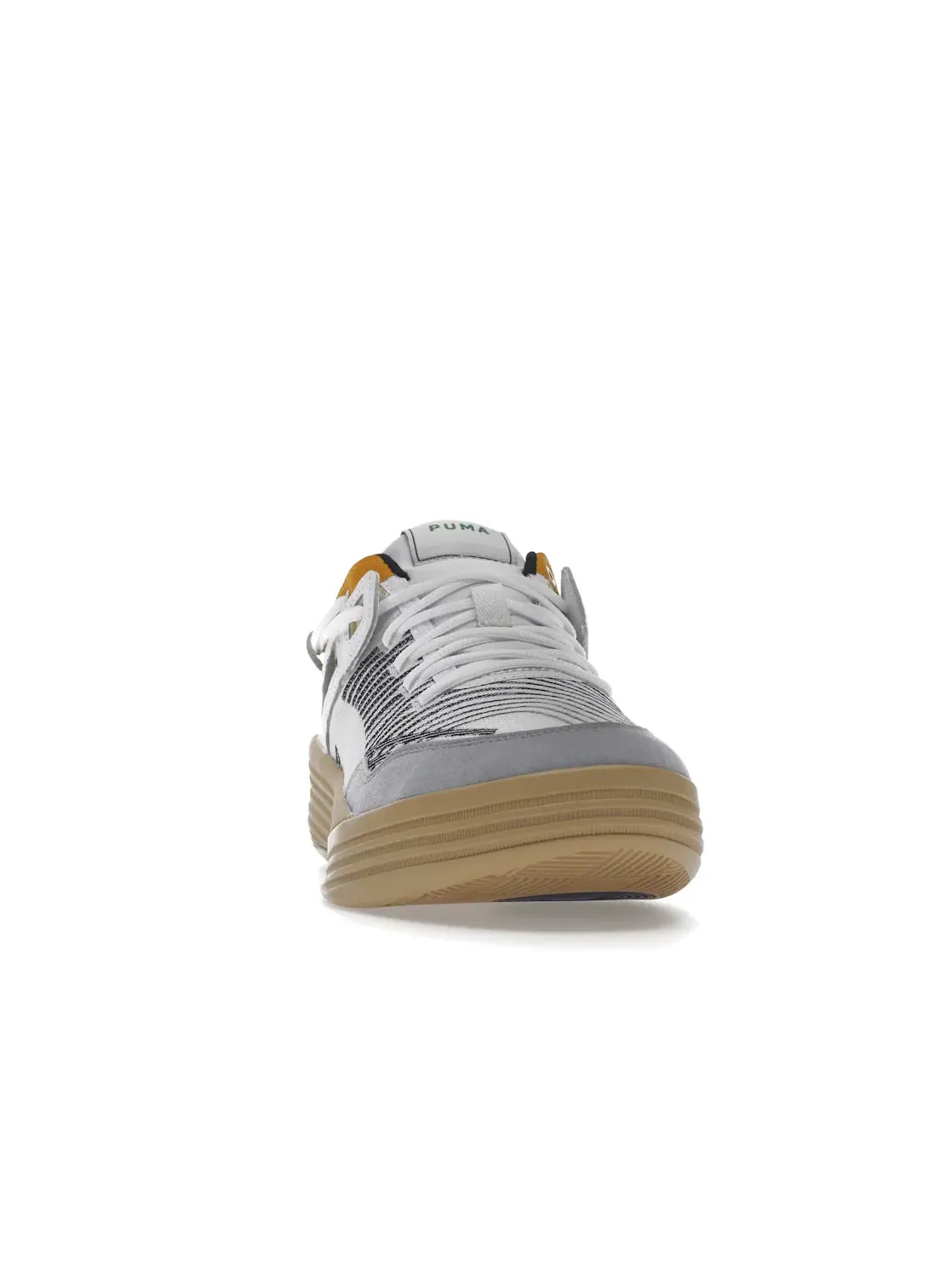 Мужские кроссовки Lifestyle Puma Clyde All-Pro Kuzma Low — изображение 2 из 4, белый/черный/желтый