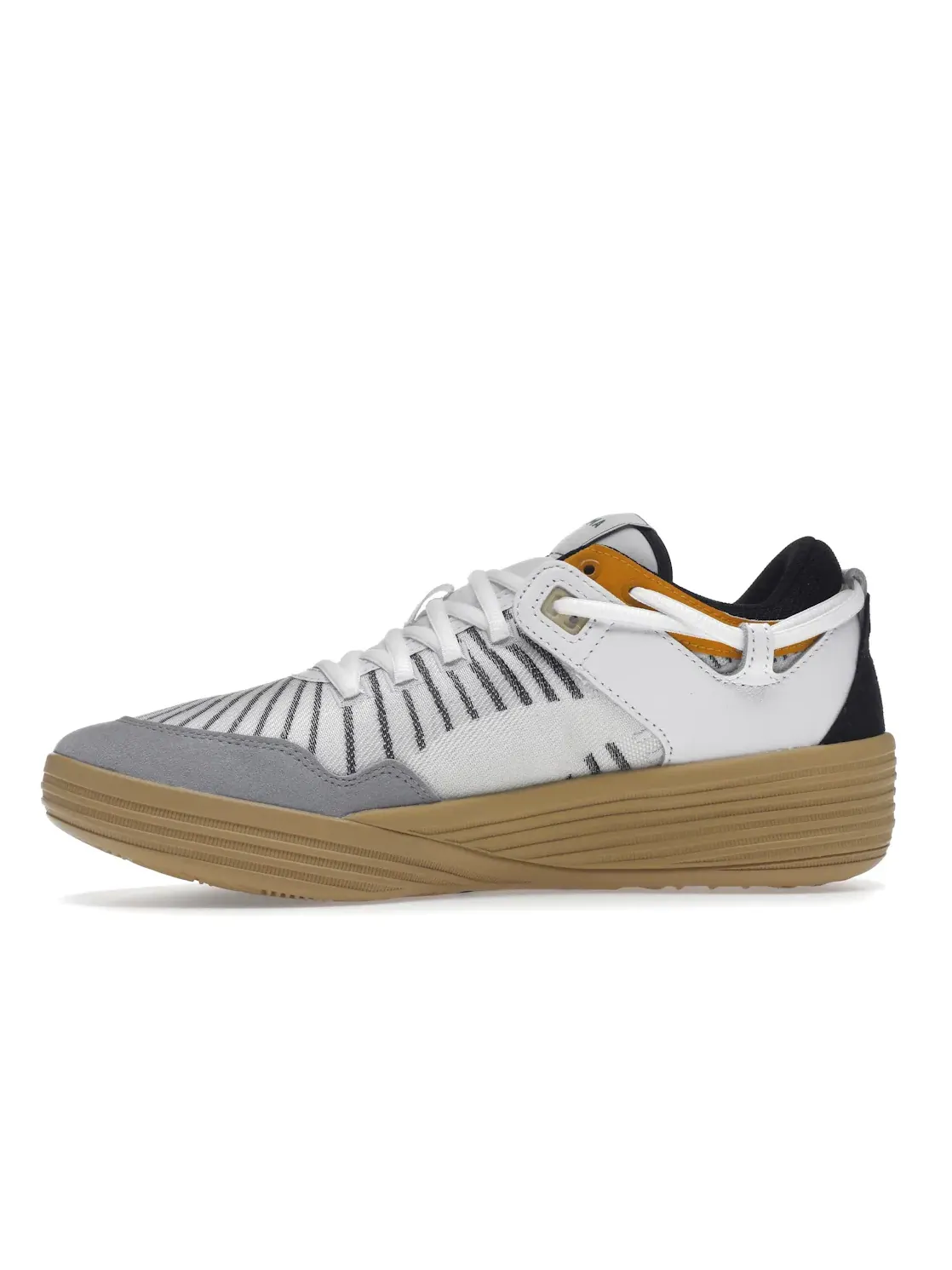 Мужские кроссовки Lifestyle Puma Clyde All-Pro Kuzma Low — изображение 3 из 4, белый/черный/желтый