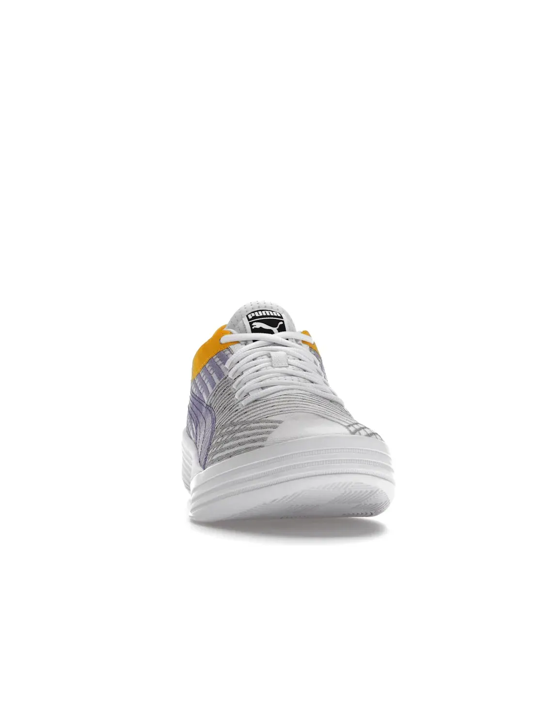 Мужские кроссовки Lifestyle Puma Clyde All-Pro Low Puma Puma White/Prism Violet — изображение 2 из 4