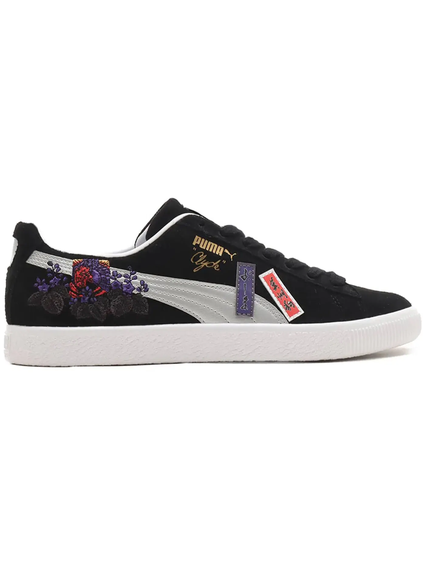 Мужские кроссовки lifestyle Puma Clyde Puma Puma Black/Puma Black/Puma White — изображение 1 из 3