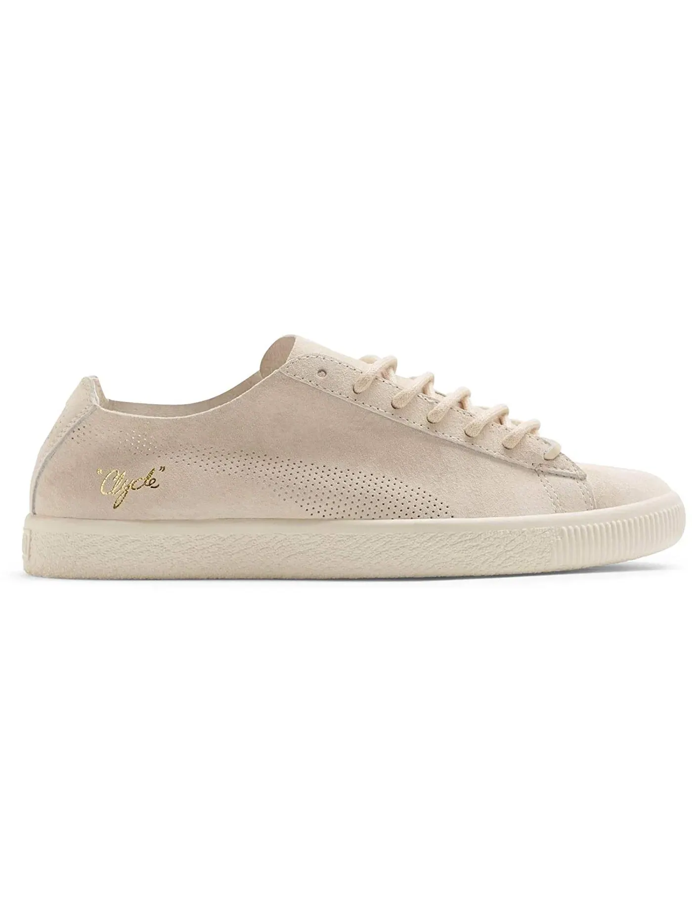 Мужские кроссовки Lifestyle Puma Clyde Puma — изображение 1 из 1, белый/золотистый