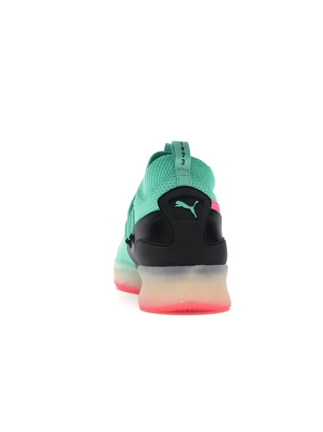 Мужские кроссовки для баскетбола с ярким дизайном Puma Clyde Court Disrupt — изображение 4 из 4, зеленый/розовый-черный