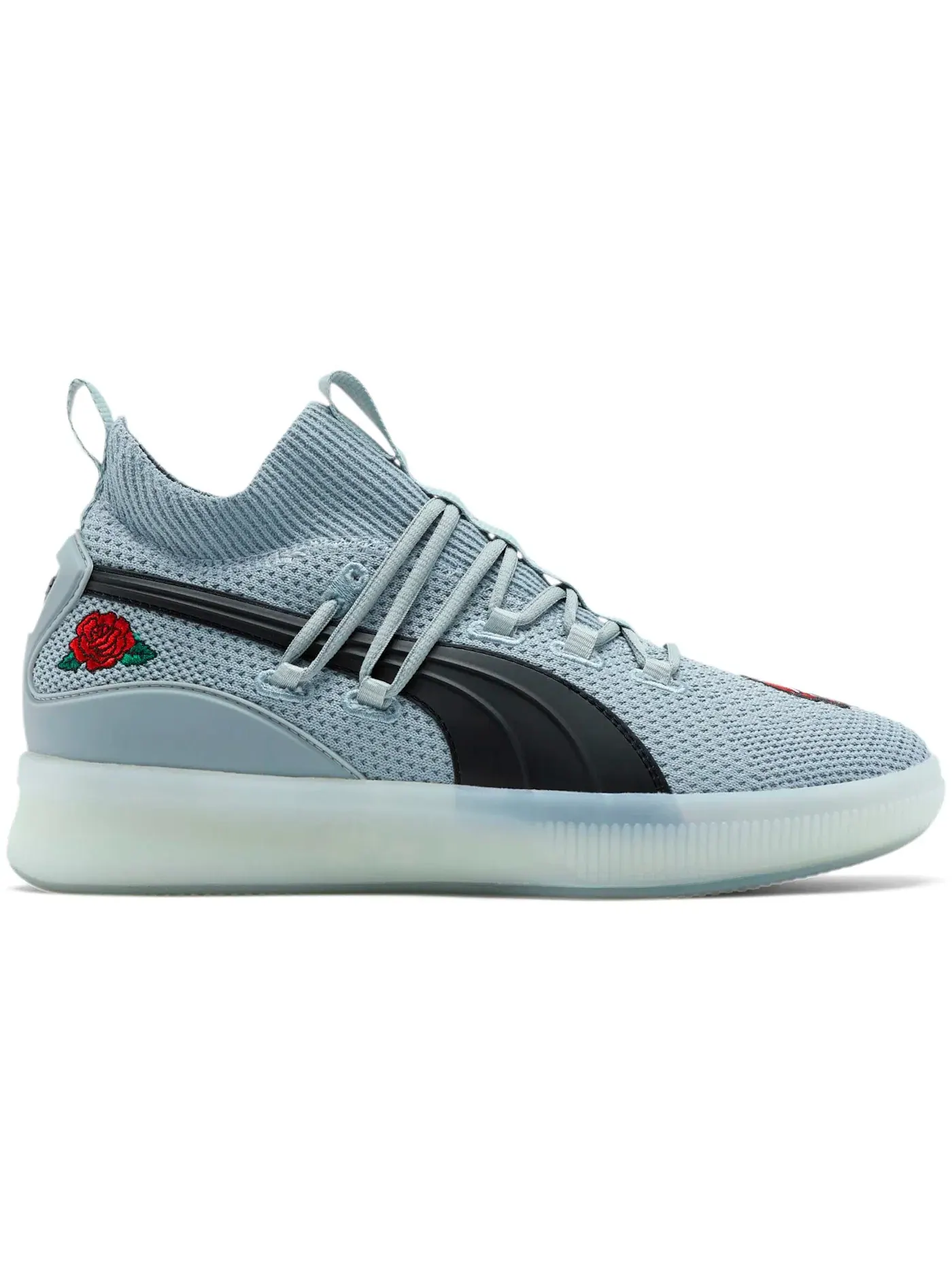 Мужские кроссовки классические Puma Clyde Court — изображение 1 из 1, серый/черный