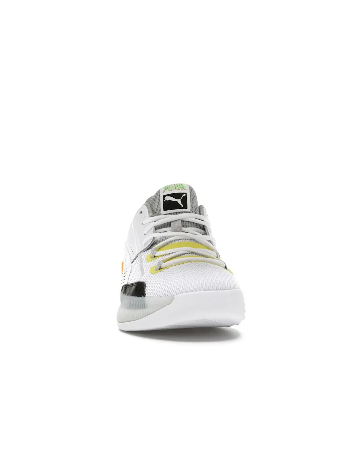 Мужские кроссовки для повседневной носки Puma Clyde Hardwood Puma White/Orange Pop — изображение 2 из 4