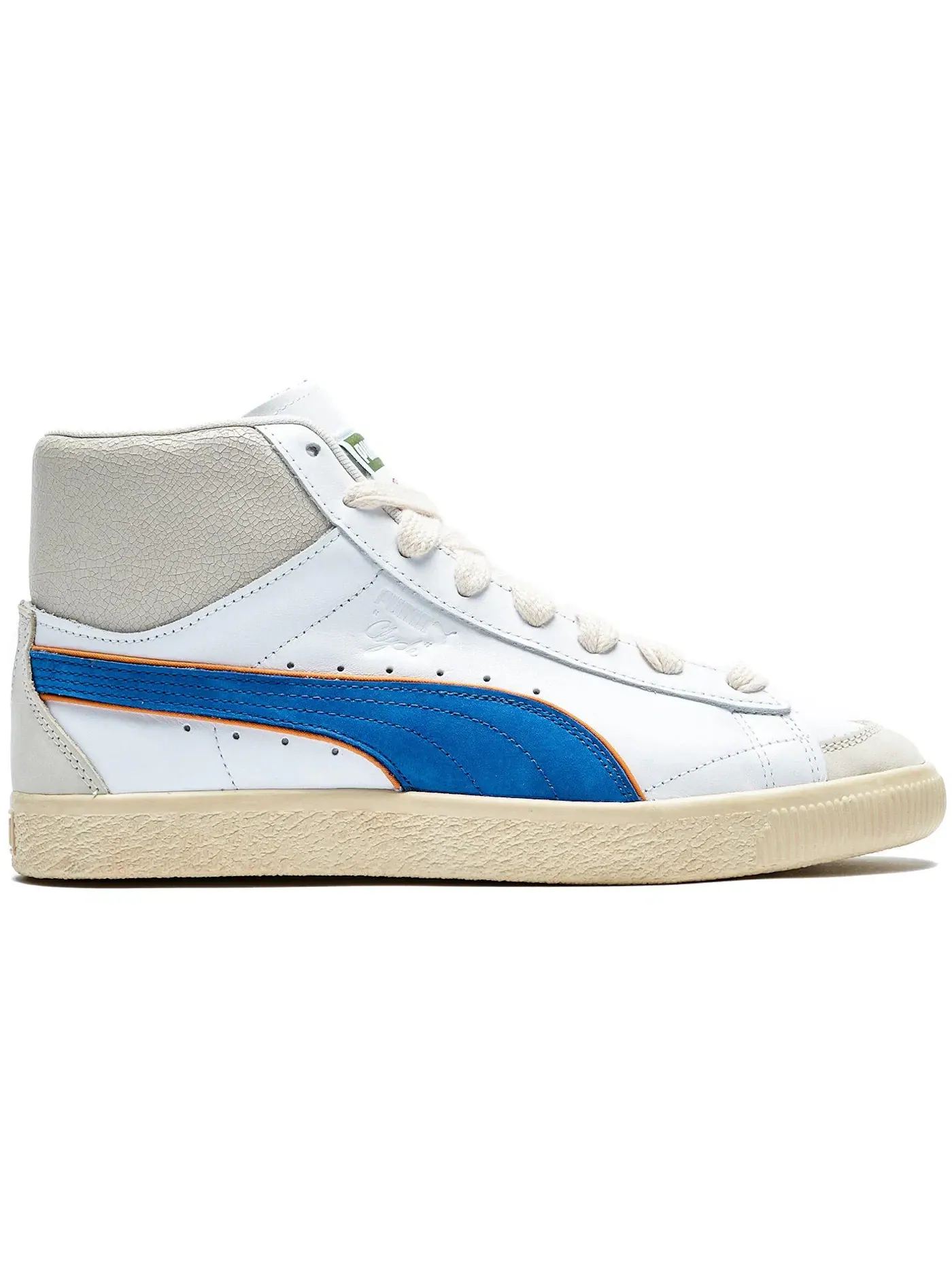 Мужские кроссовки Lifestyle Puma Clyde Mid BBall — изображение 1 из 1, белый