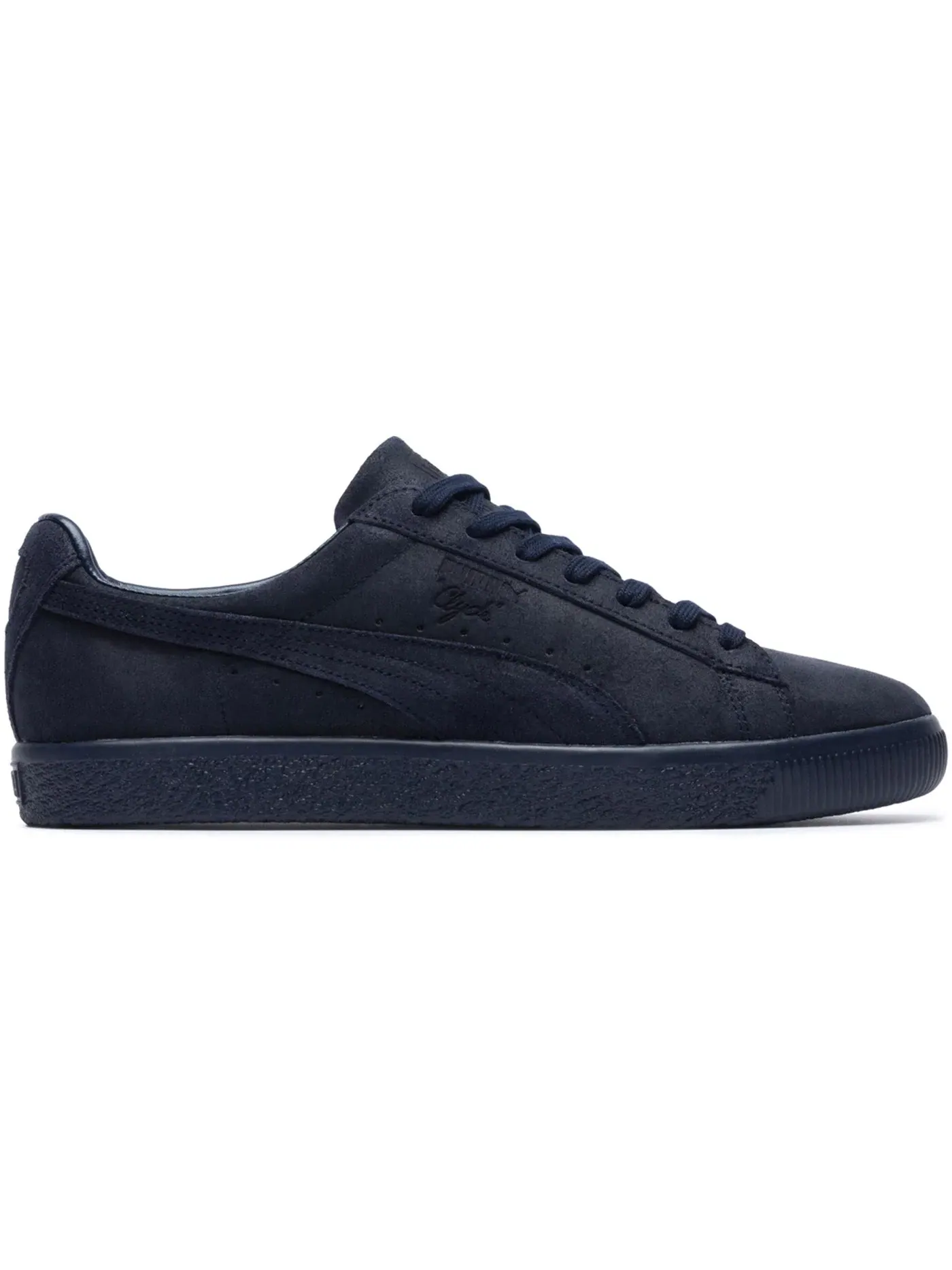 Мужские кроссовки с замшевым верхом Puma Clyde — изображение 1 из 1, синий/синий/синий