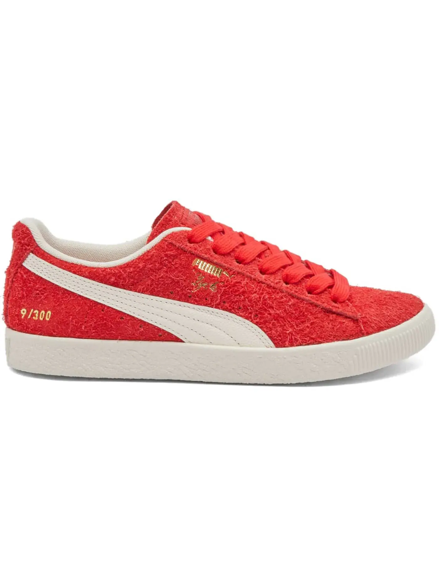 Мужские кроссовки Lifestyle Puma Clyde OG — изображение 1 из 2, красный/слоновая кость