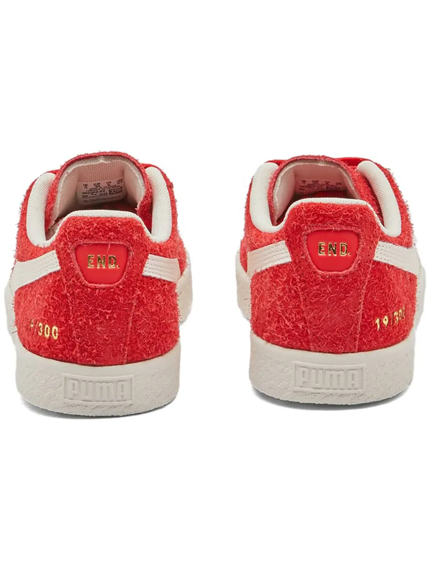Мужские кроссовки Lifestyle Puma Clyde OG — изображение 2 из 2, красный/слоновая кость