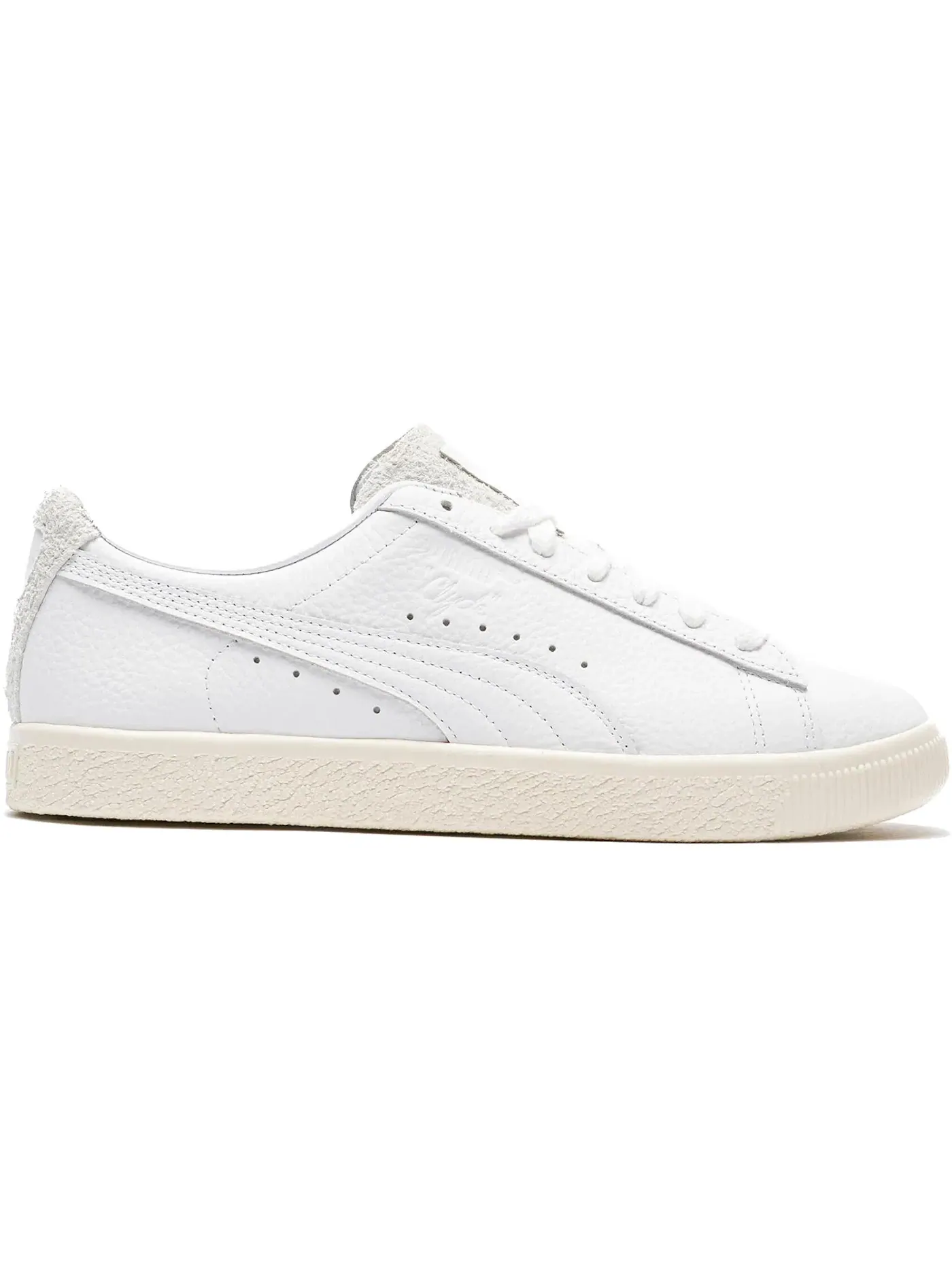 Мужские кроссовки Lifestyle Puma Clyde Premium Puma — изображение 1 из 1, белый/слоновая кость