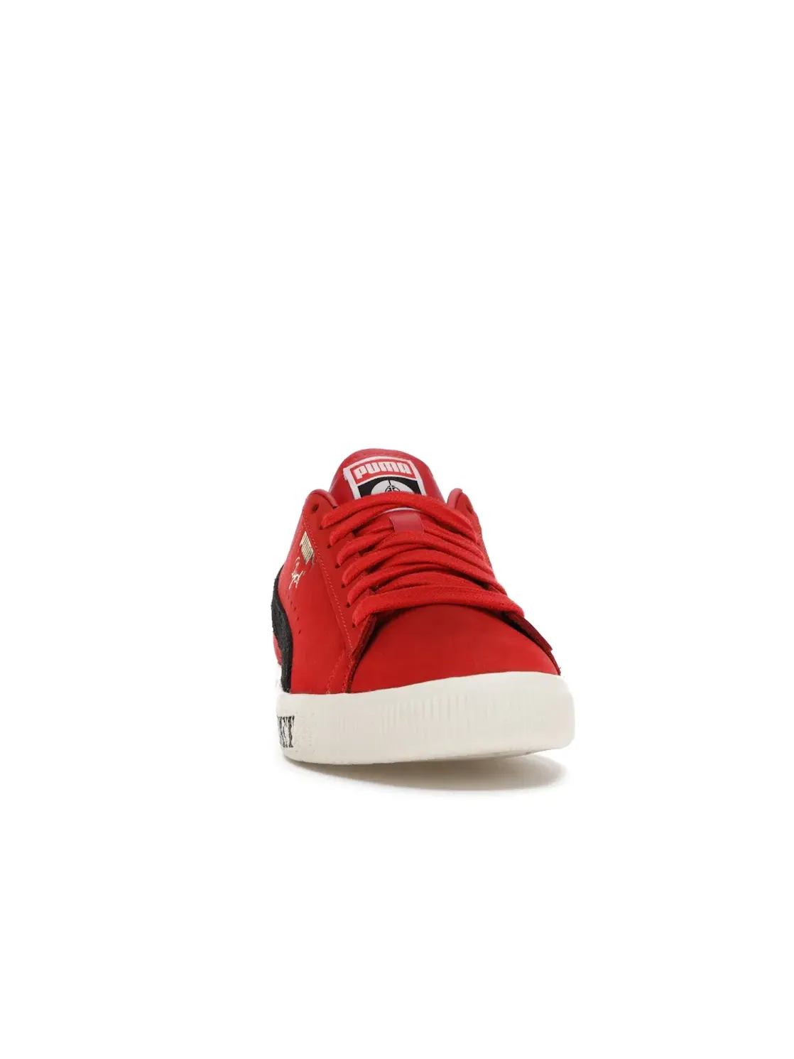 Мужские кроссовки Lifestyle Puma Clyde Public Enemy Puma — изображение 2 из 4, красный/черный
