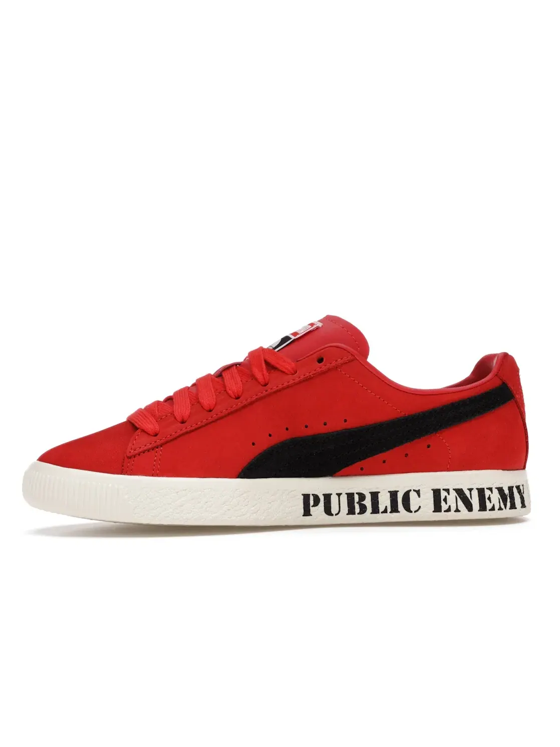 Мужские кроссовки Lifestyle Puma Clyde Public Enemy Puma — изображение 3 из 4, красный/черный