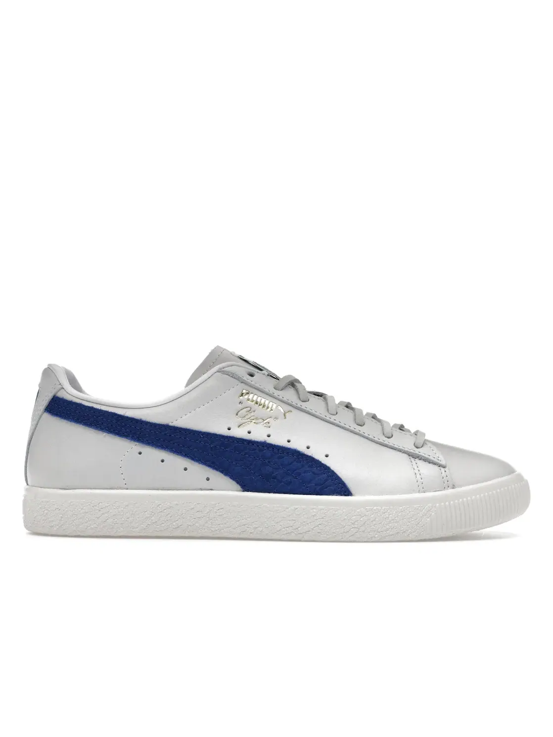 Мужские кроссовки Lifestyle Puma Clyde Puma White/Puma Black/Bluie — изображение 1 из 4