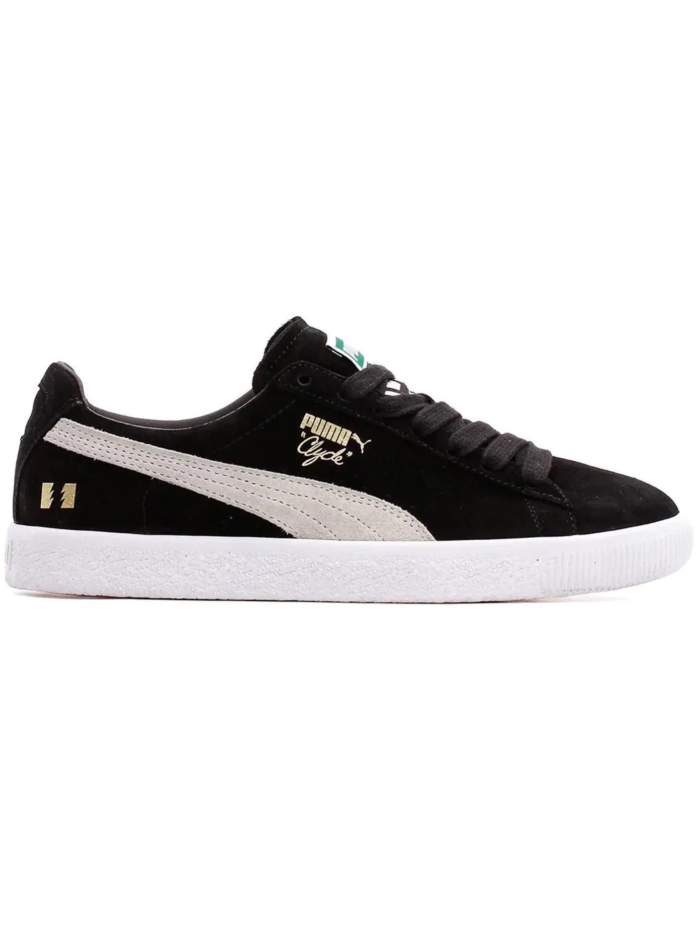 Мужские кроссовки Lifestyle Puma Clyde Puma — изображение 1 из 1, черный/серый-белый