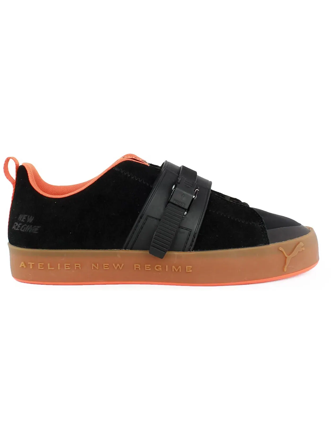 Мужские кроссовки Lifestyle Puma Court Platform Brace Puma Puma Black/Scarlet Ibis — изображение 1 из 1