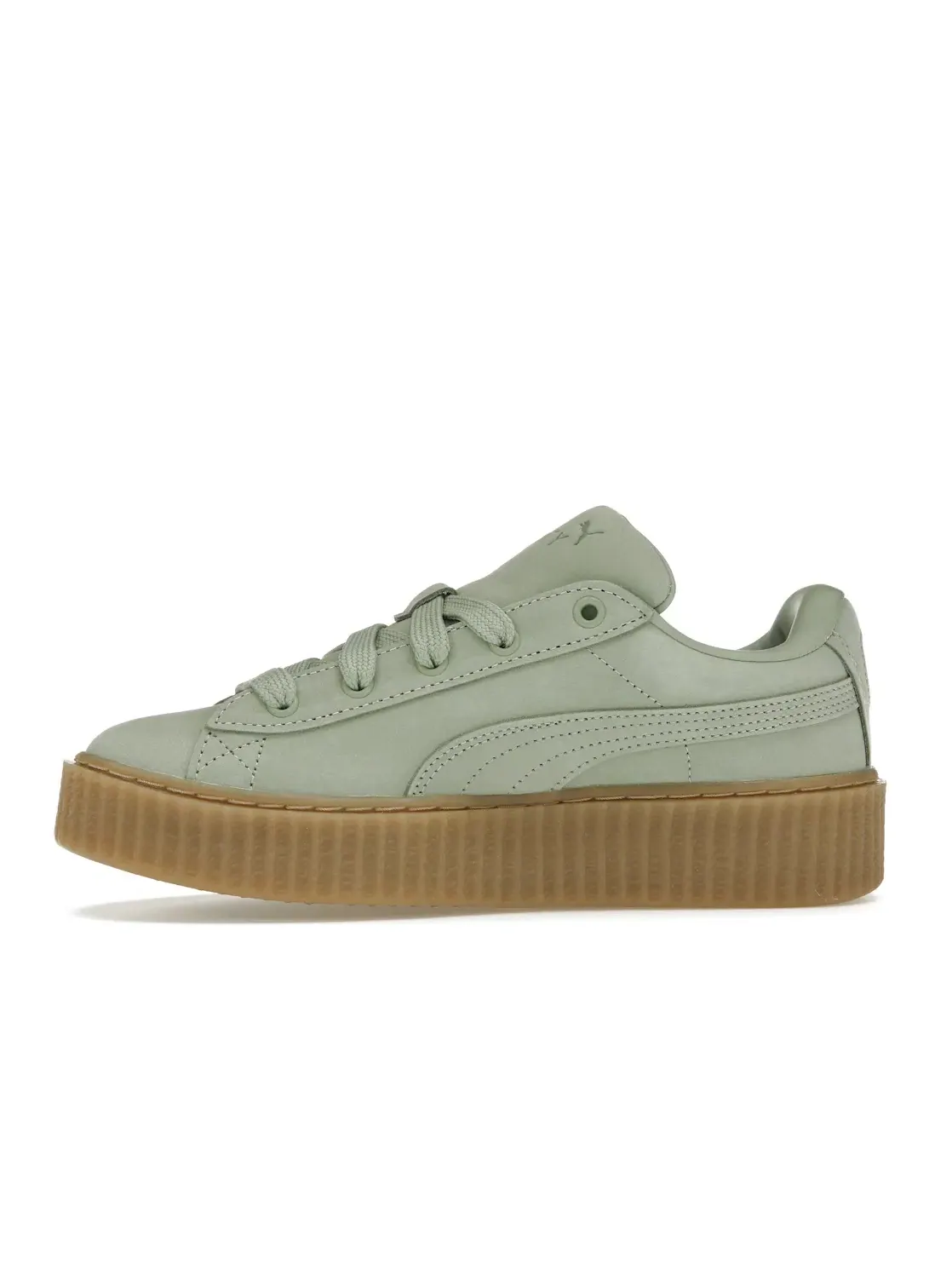 Женские кроссовки lifestyle Puma Creeper Phatty Puma — изображение 3 из 4, зеленый/золотистый