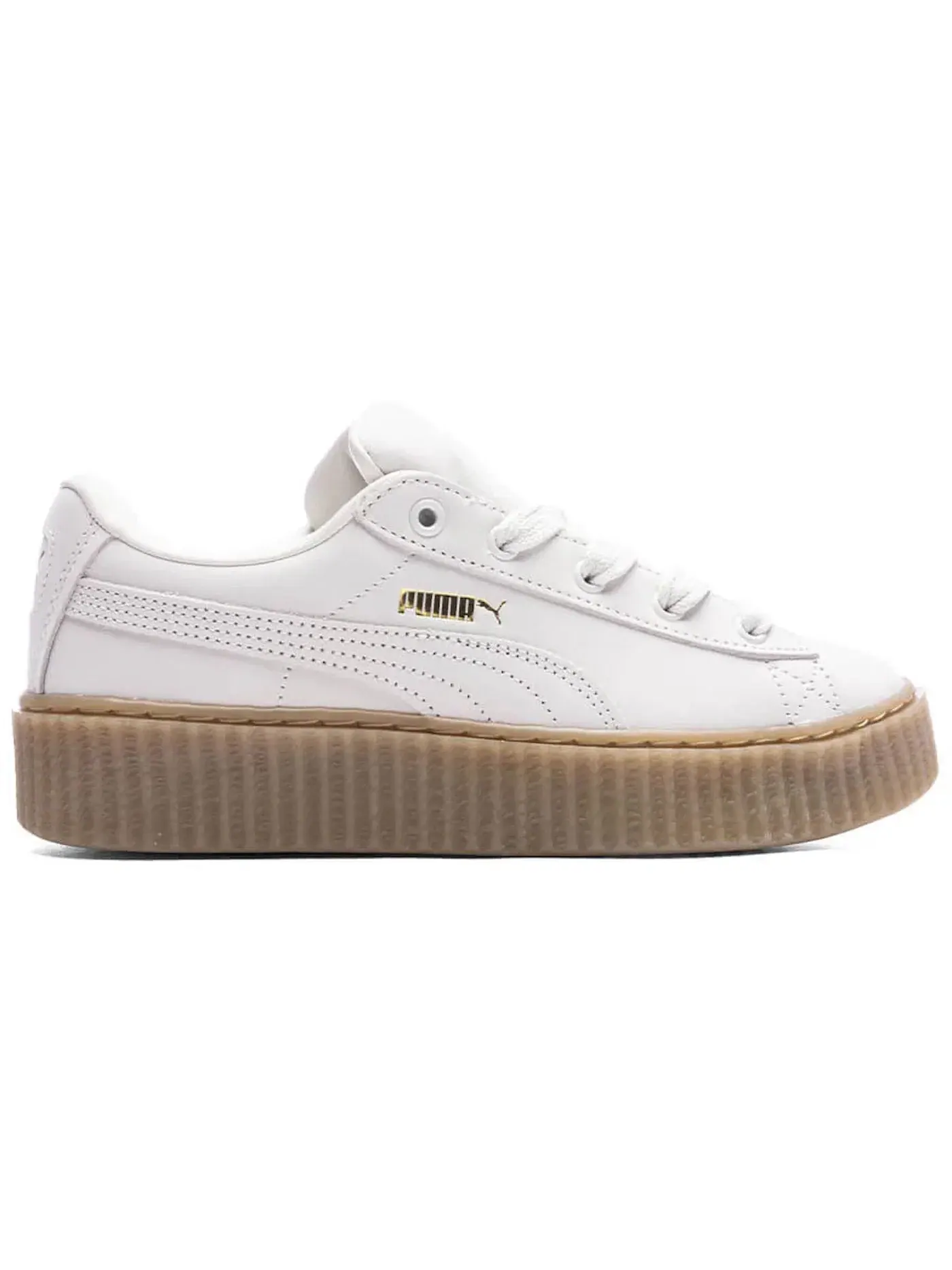Детские кроссовки Lifestyle Puma Creeper Phatty Puma — изображение 1 из 1, белый/золотистый