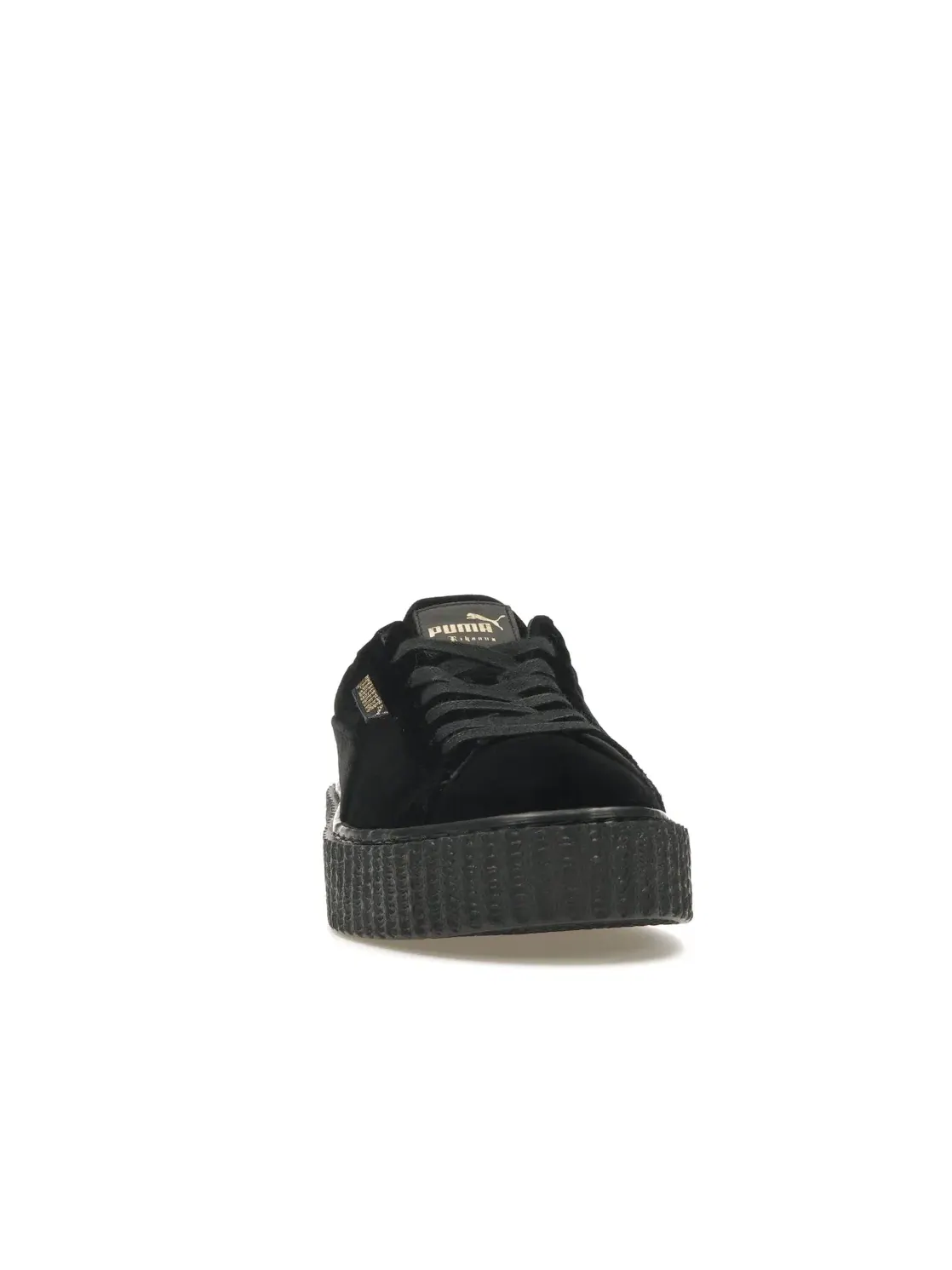 Женские кроссовки Lifestyle с бархатистым верхом Puma Creeper Velvet Puma — изображение 2 из 4, черный/черный/черный