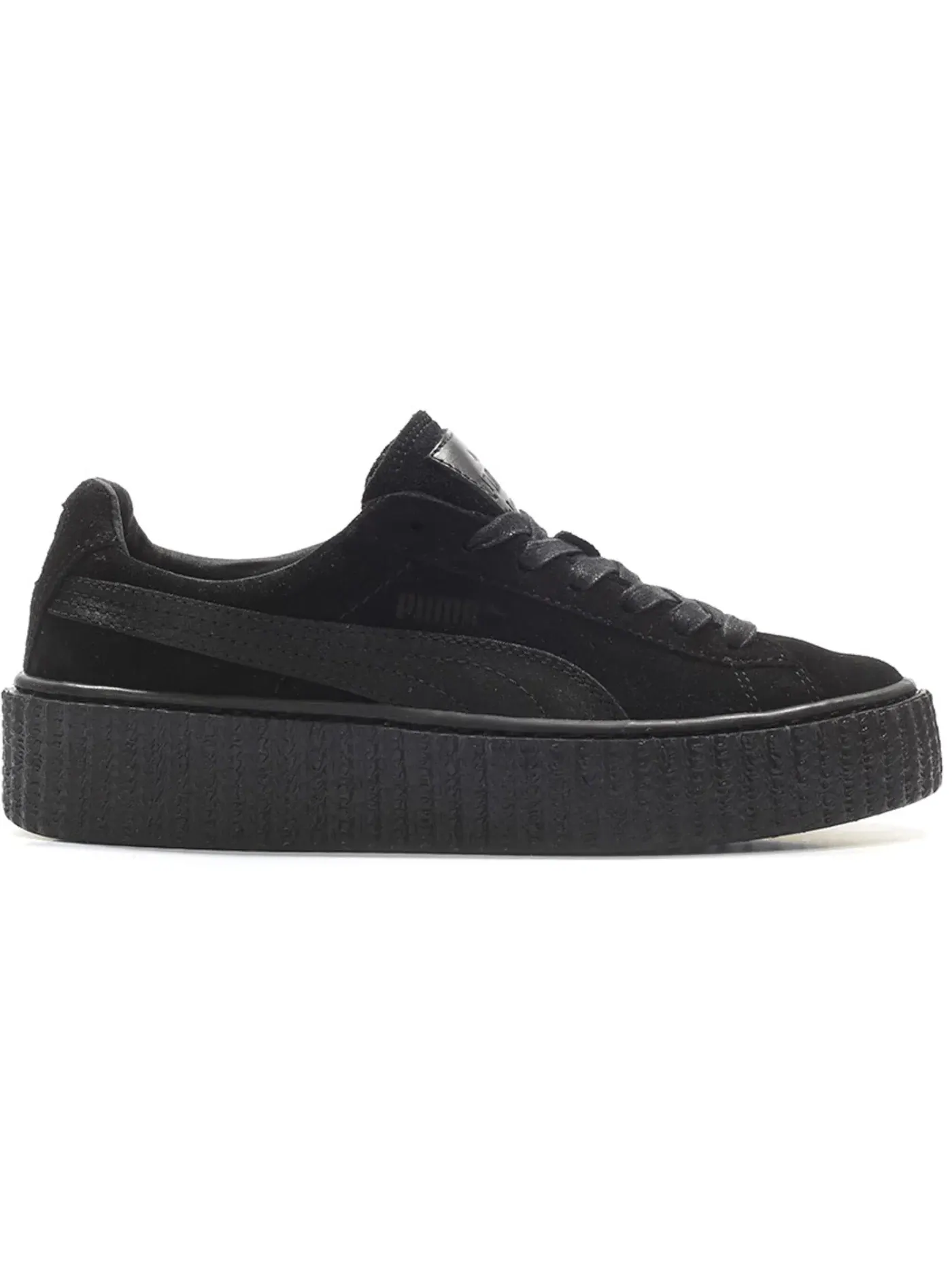 Женские кроссовки с сатиновым верхом Puma Creepers — изображение 1 из 1, черный/черный/черный