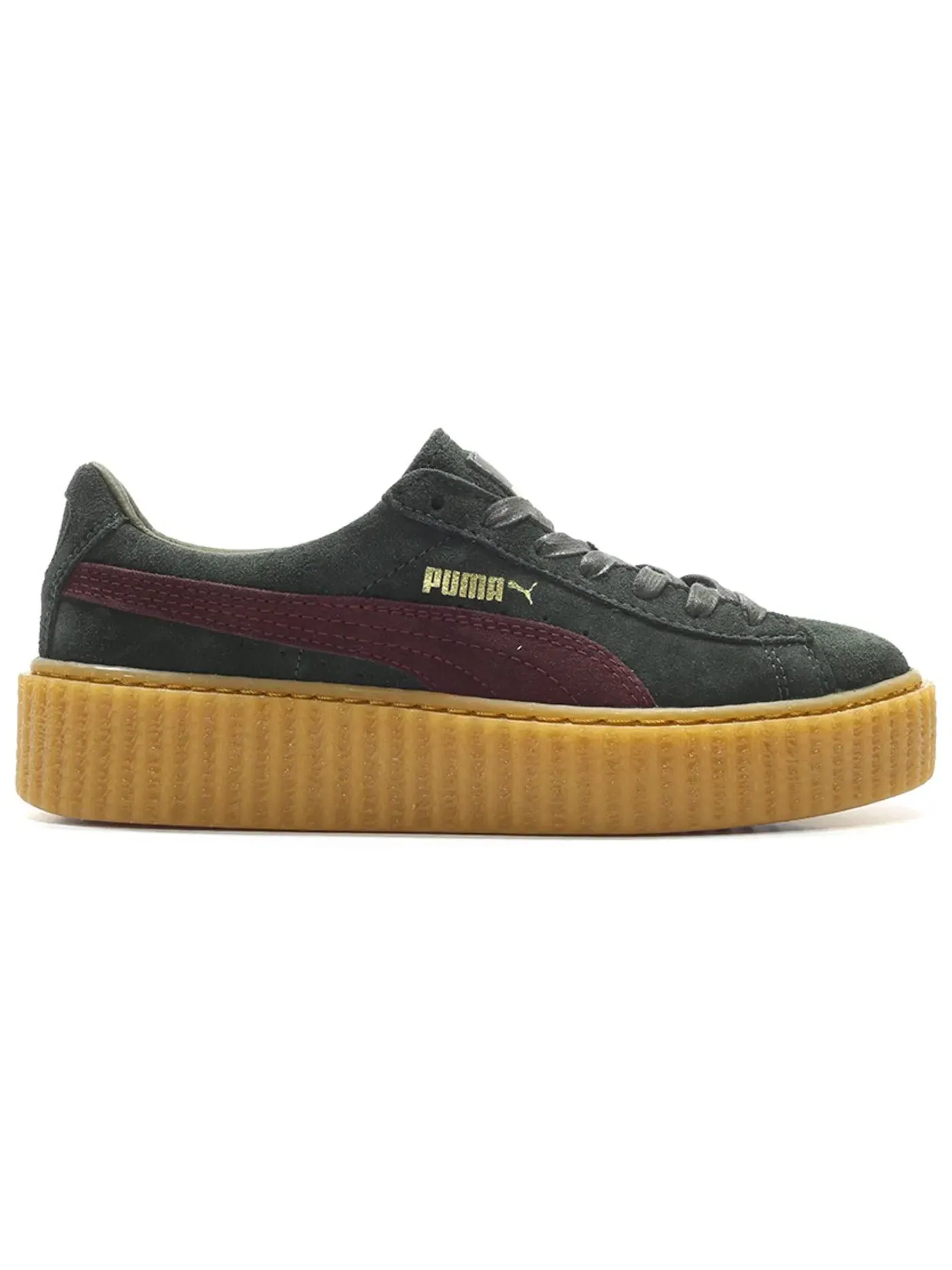 Женские кроссовки на толстой подошве Puma Creepers Puma — изображение 1 из 1, зеленый