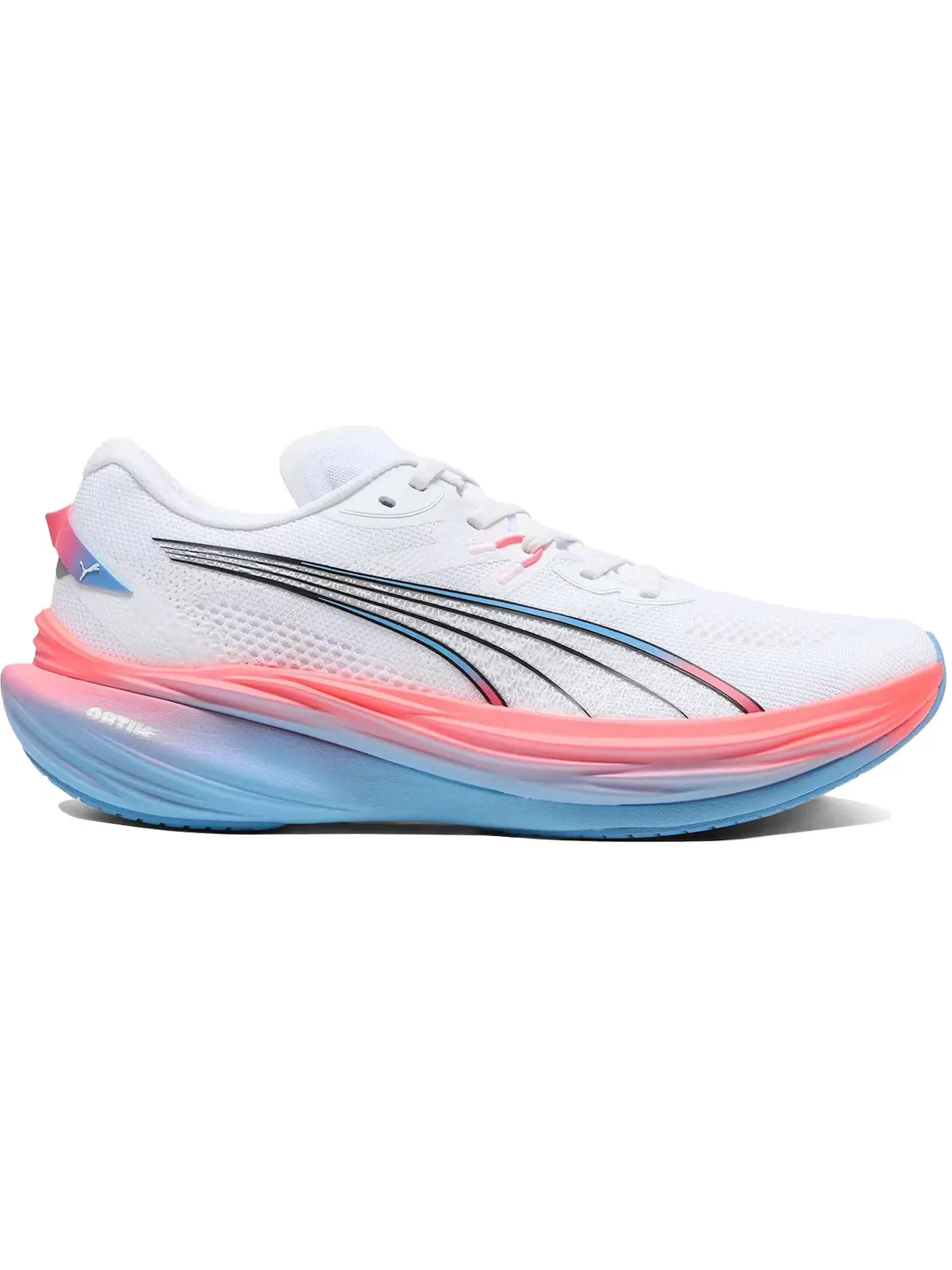 Мужские кроссовки для бега Puma Deviate Nitro 3 Puma White/Team Light Blue/Puma Silver — изображение 1 из 1