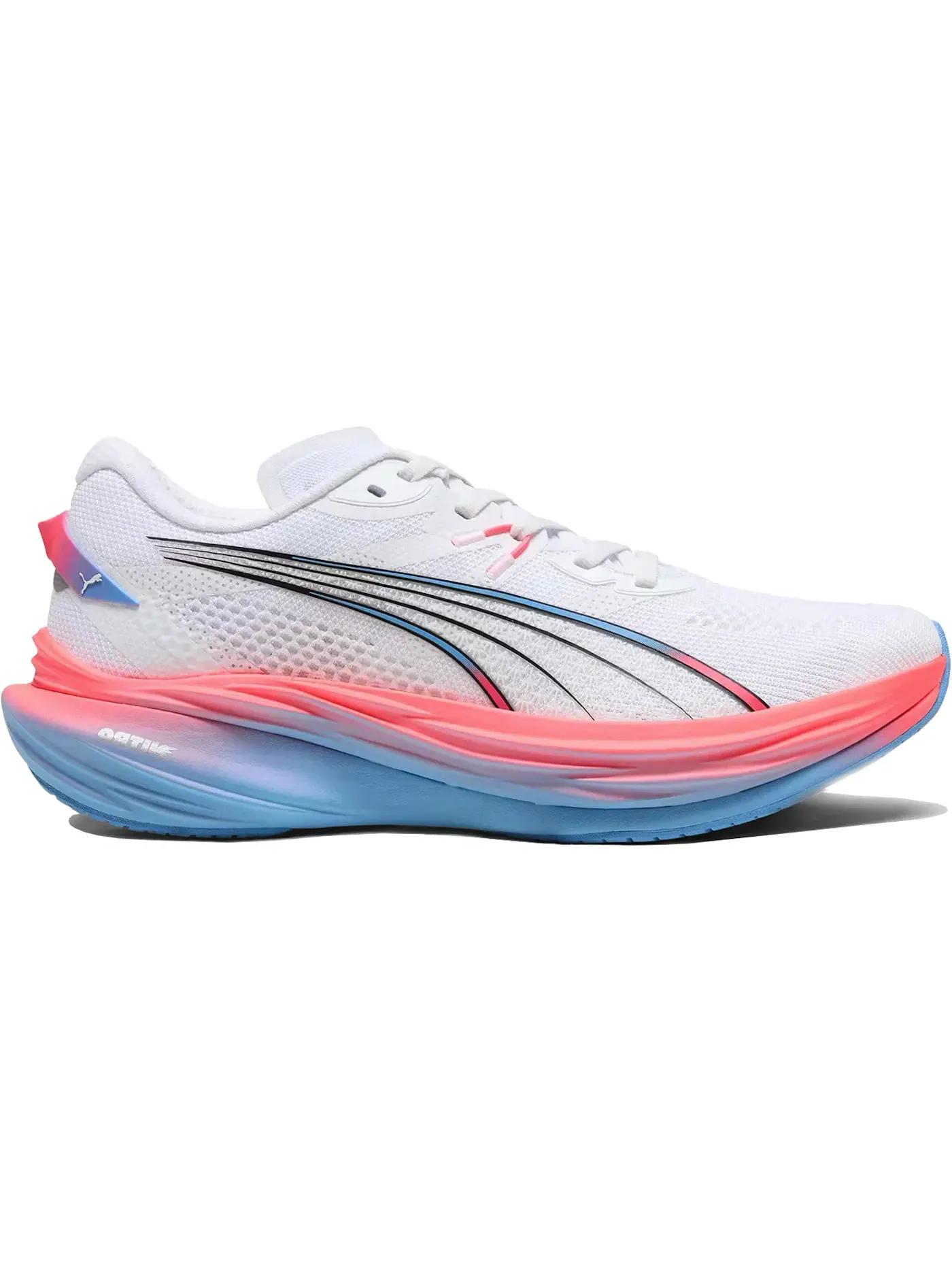 Женские кроссовки для бега Deviate Nitro 3 Puma Puma White/Team Light Blue/Puma Silver — изображение 1 из 1