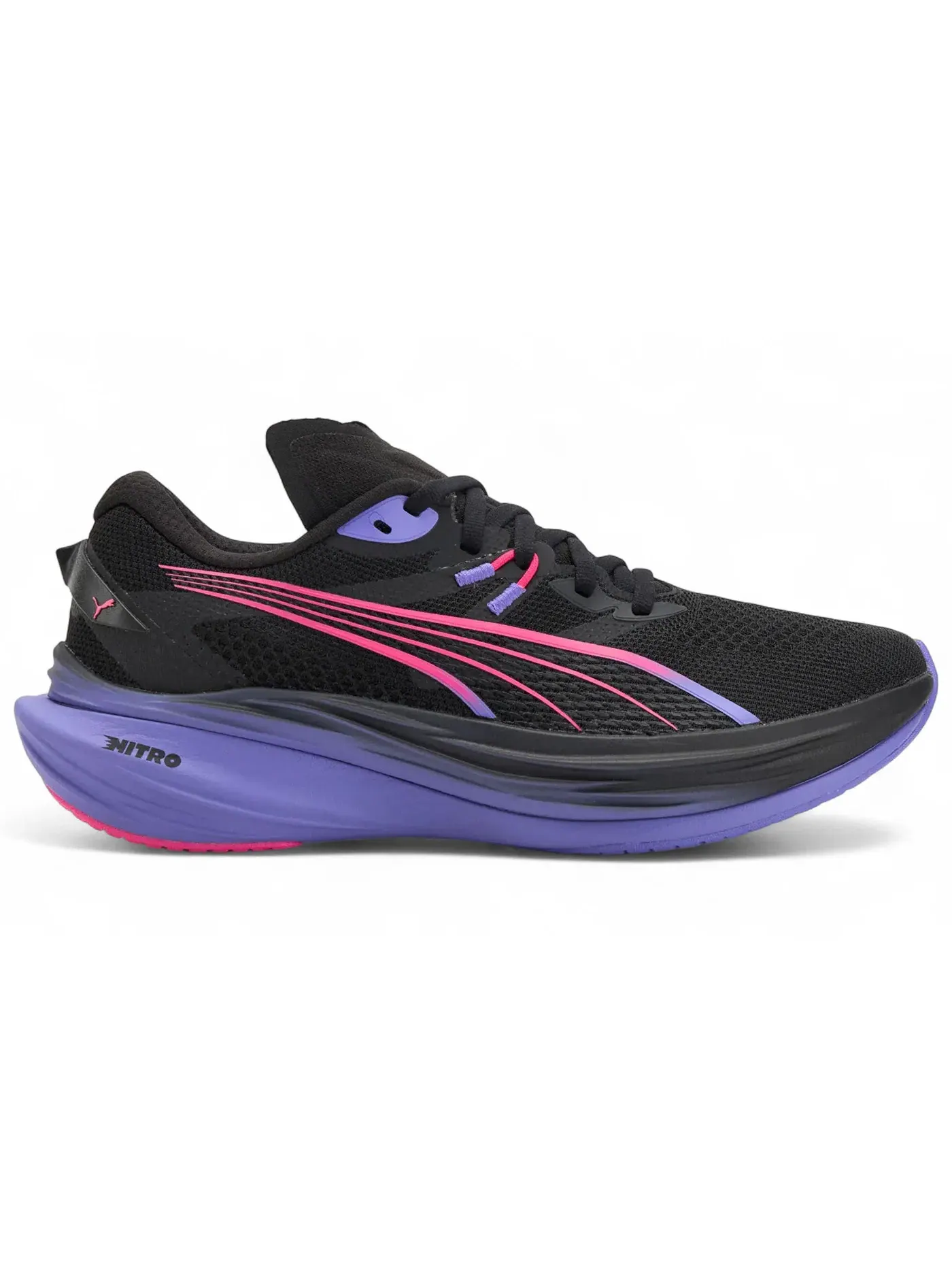 Женские кроссовки для бега Puma Deviate Nitro 3 Puma Black/Fluro Pink Pes — изображение 1 из 1